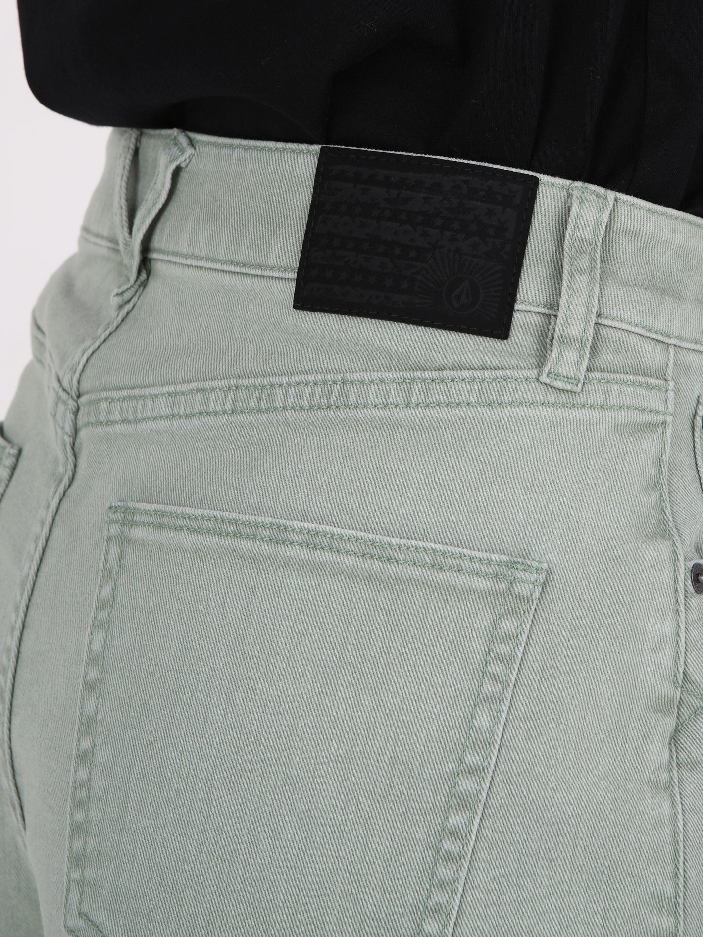 Volcom Stn Step Hirise Shrt  - Grass Green