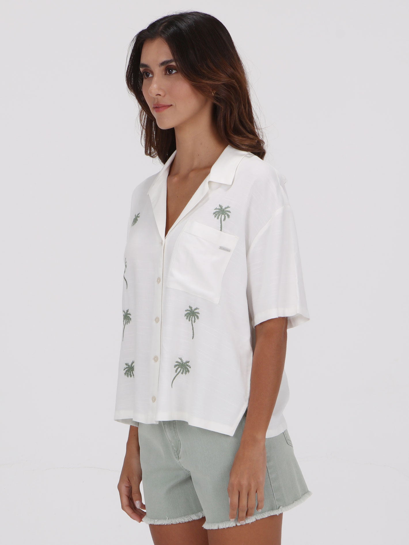 Volcom Sun Stunner Ss Shirt - Bone