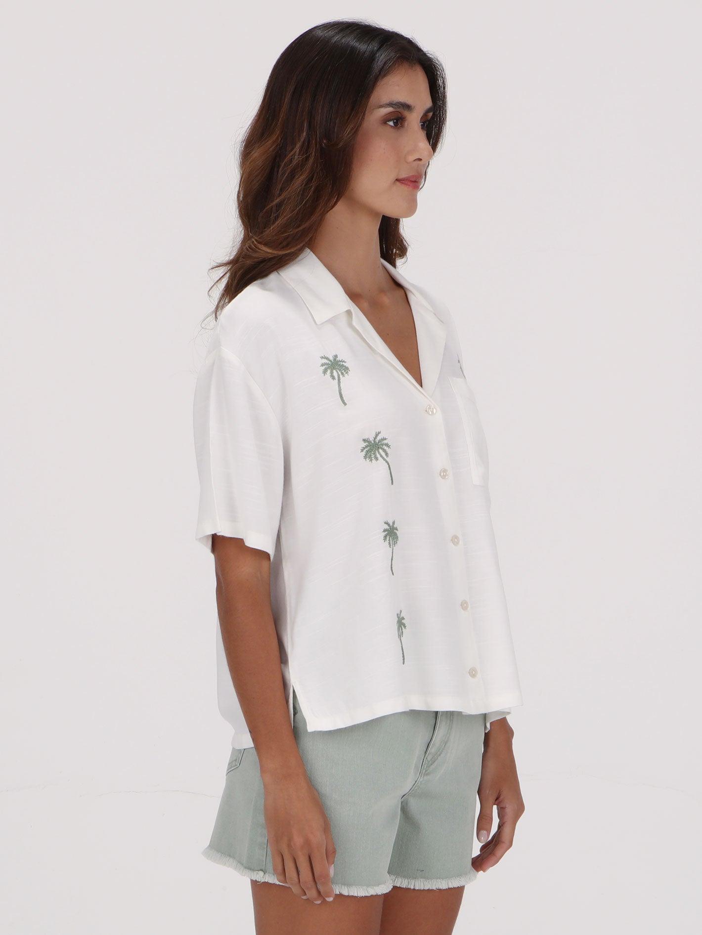 Volcom Sun Stunner Ss Shirt - Bone