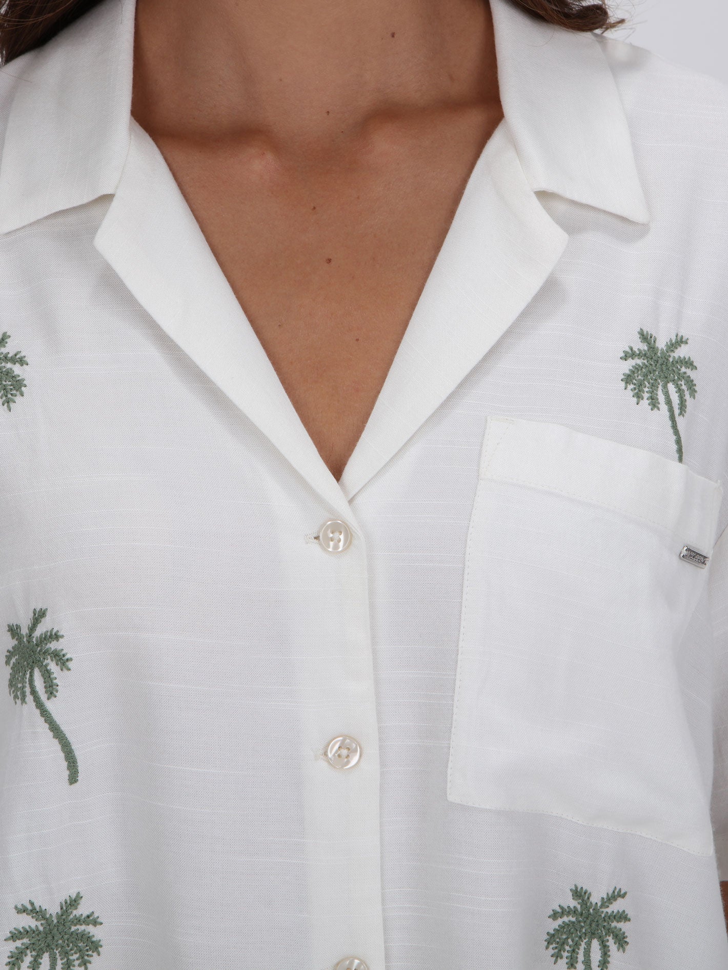 Volcom Sun Stunner Ss Shirt - Bone