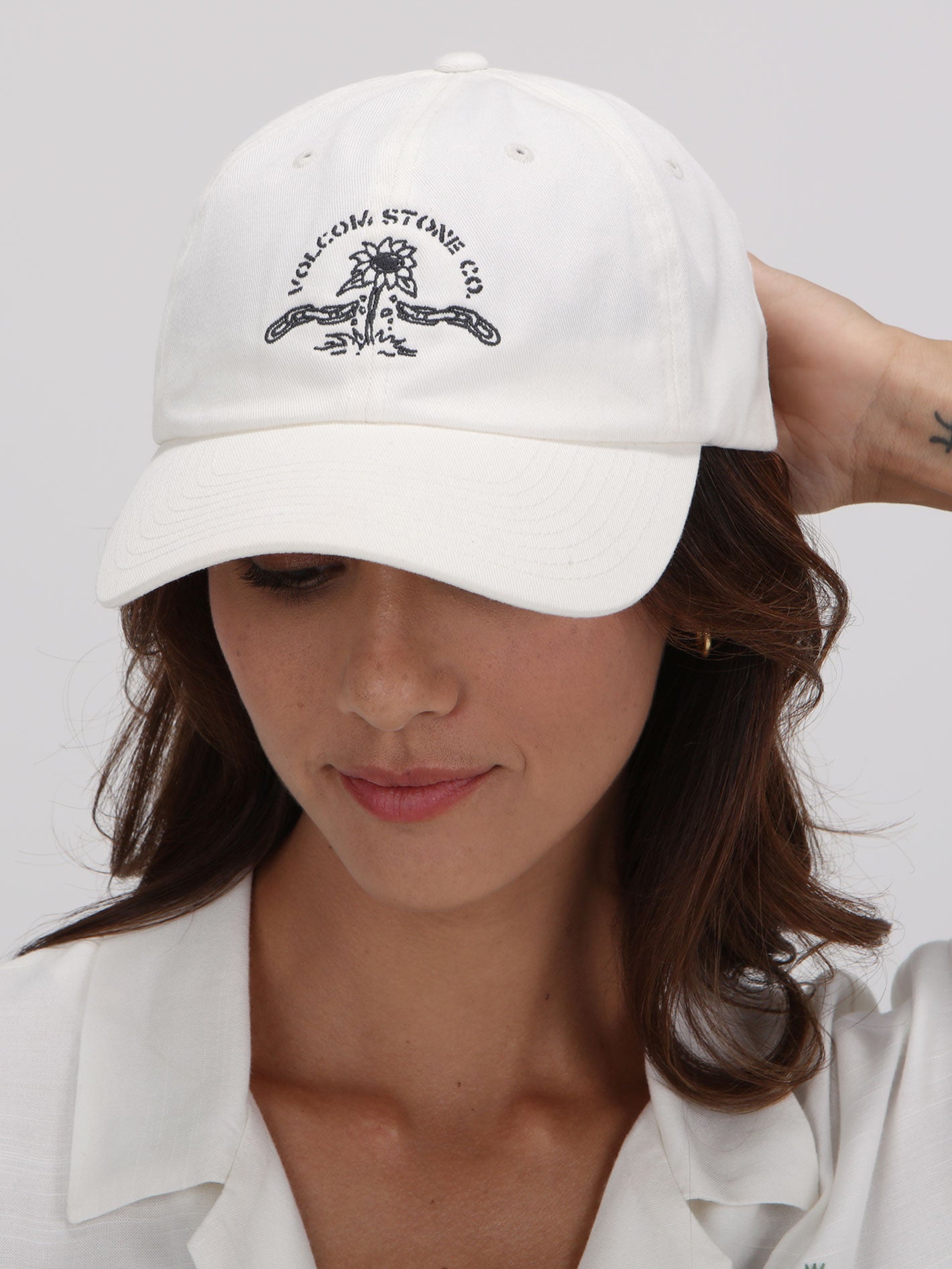Volcom Stone Bloom Cap - Bone