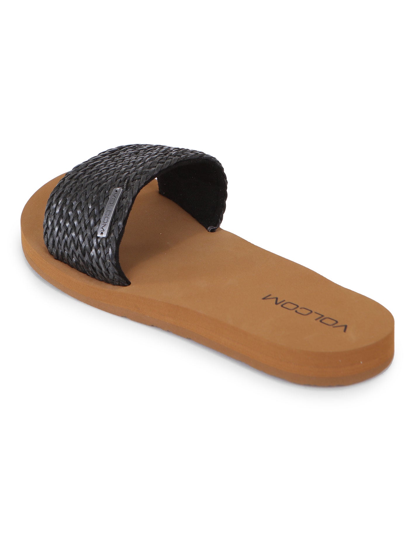 Volcom Simple Slide Braid Sandals - Black