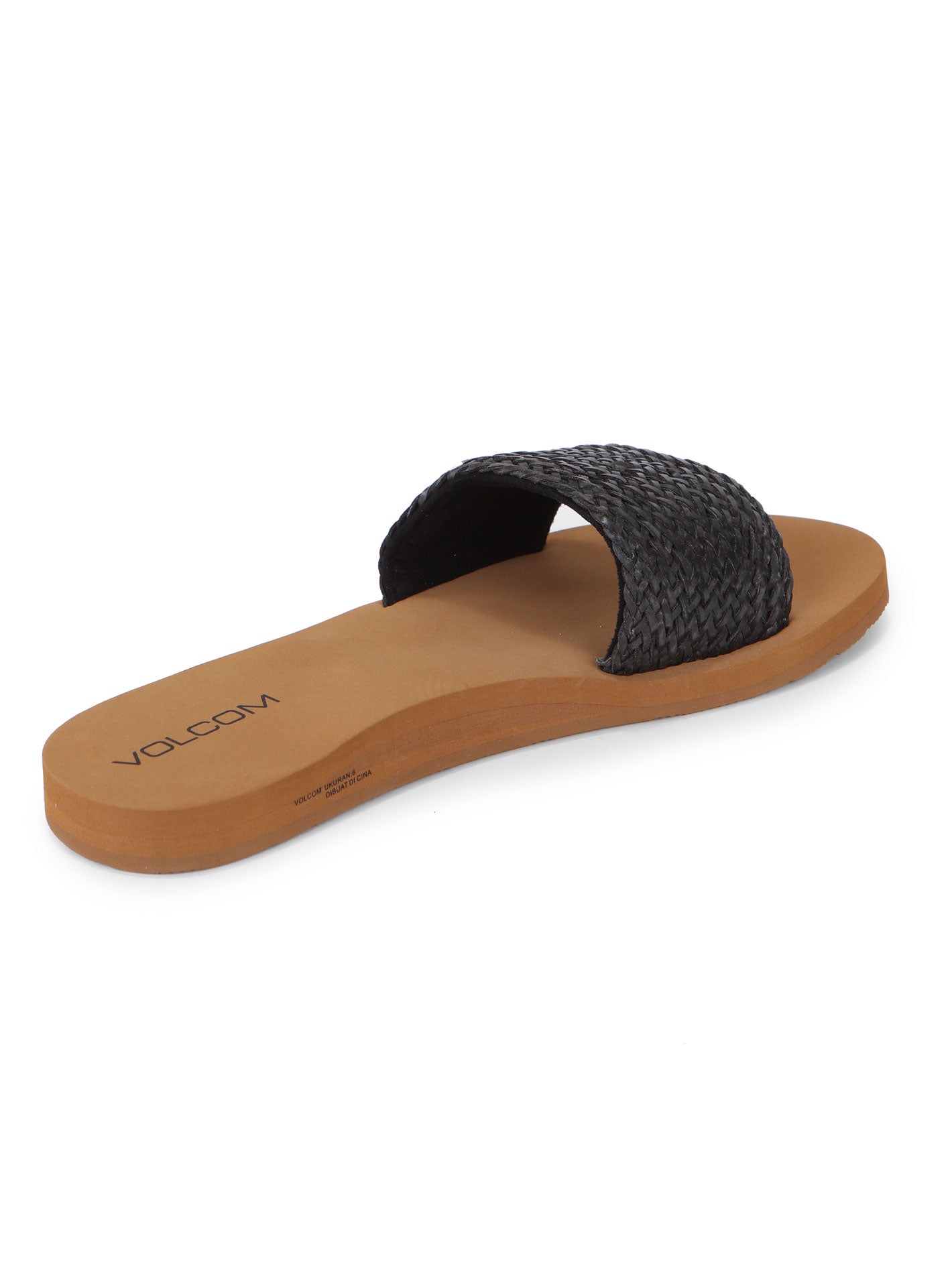 Volcom Simple Slide Braid Sandals - Black
