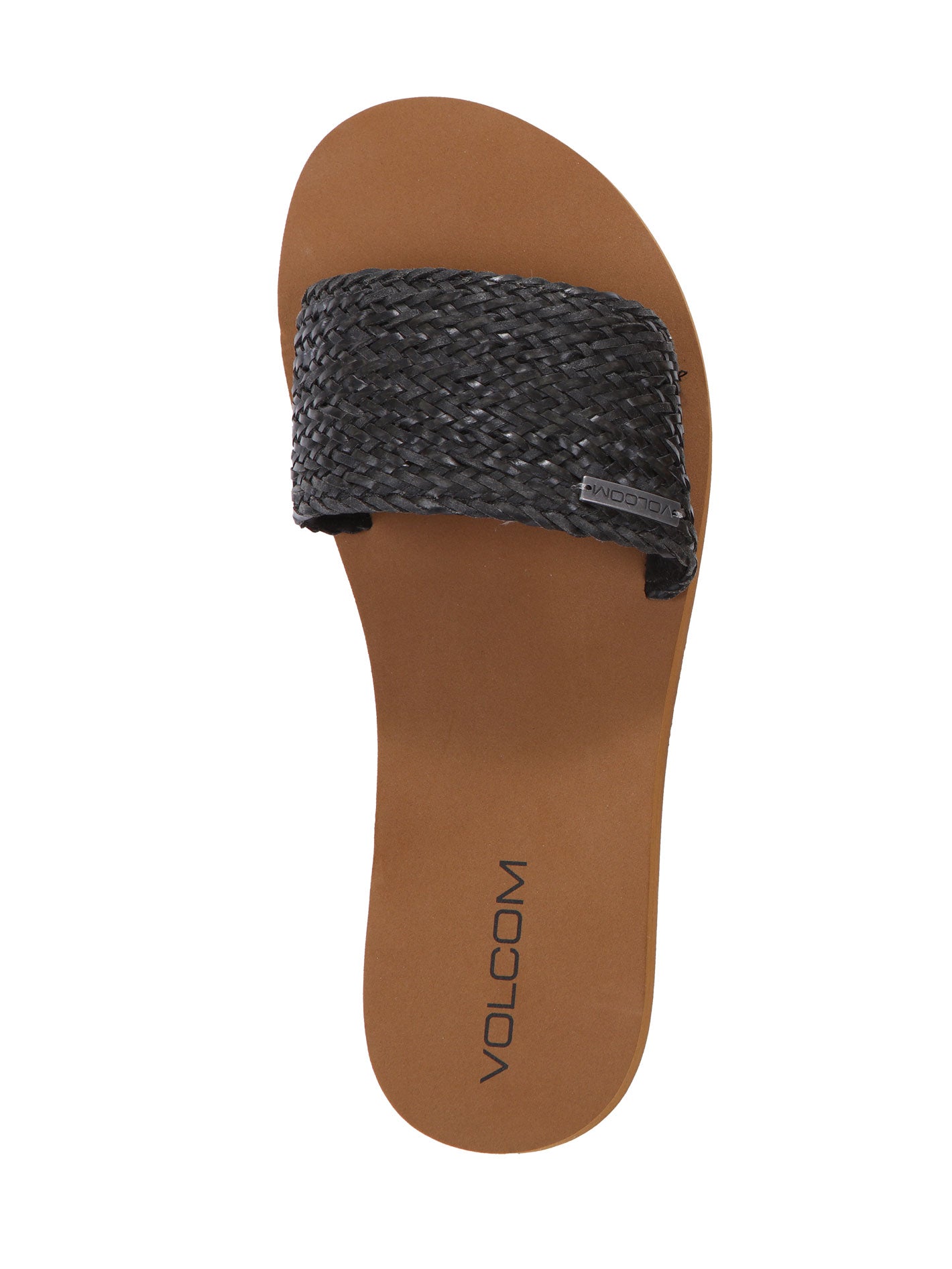 Volcom Simple Slide Braid Sandals - Black