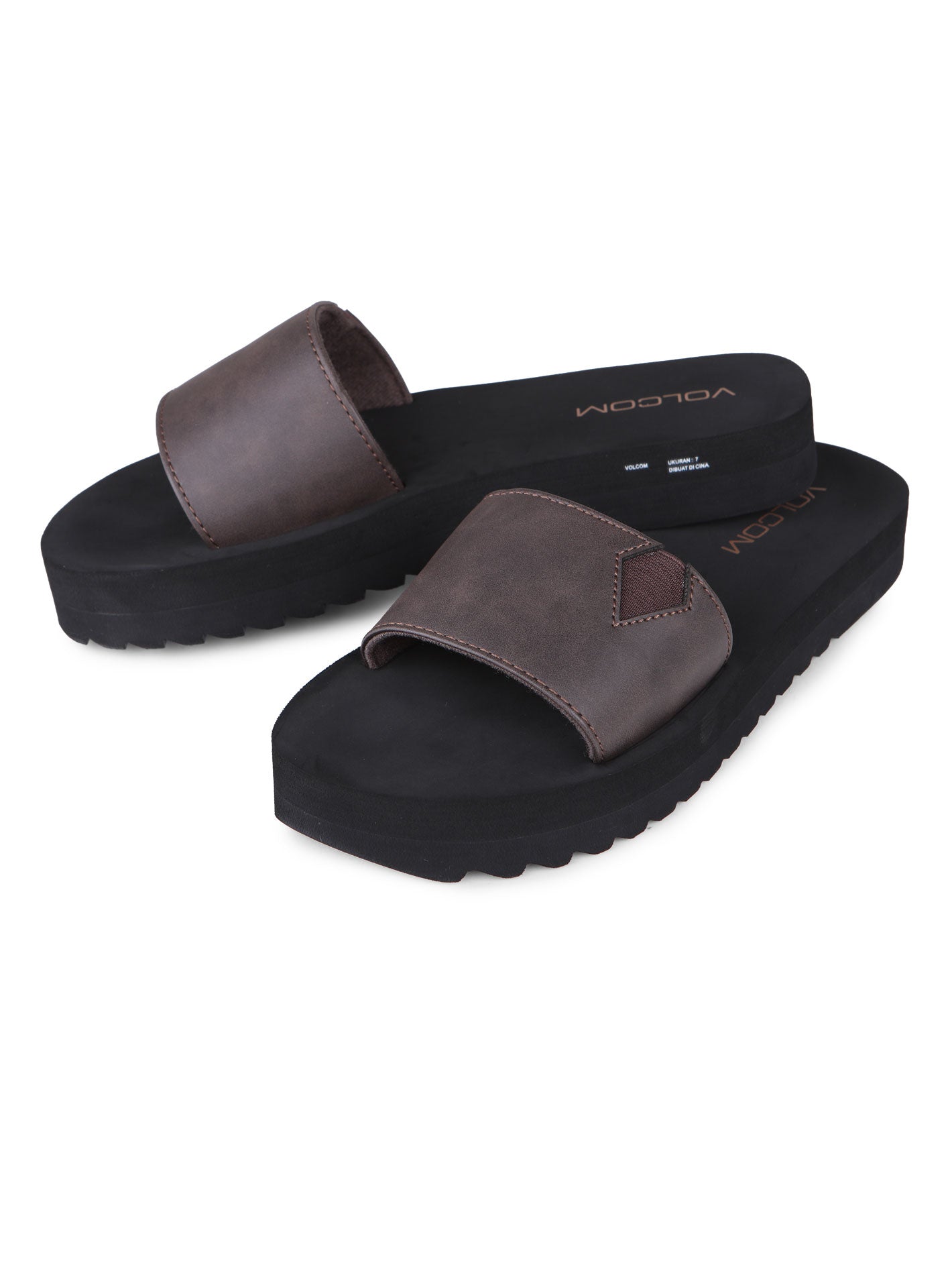 Volcom Not So Simple Sandals - Brown