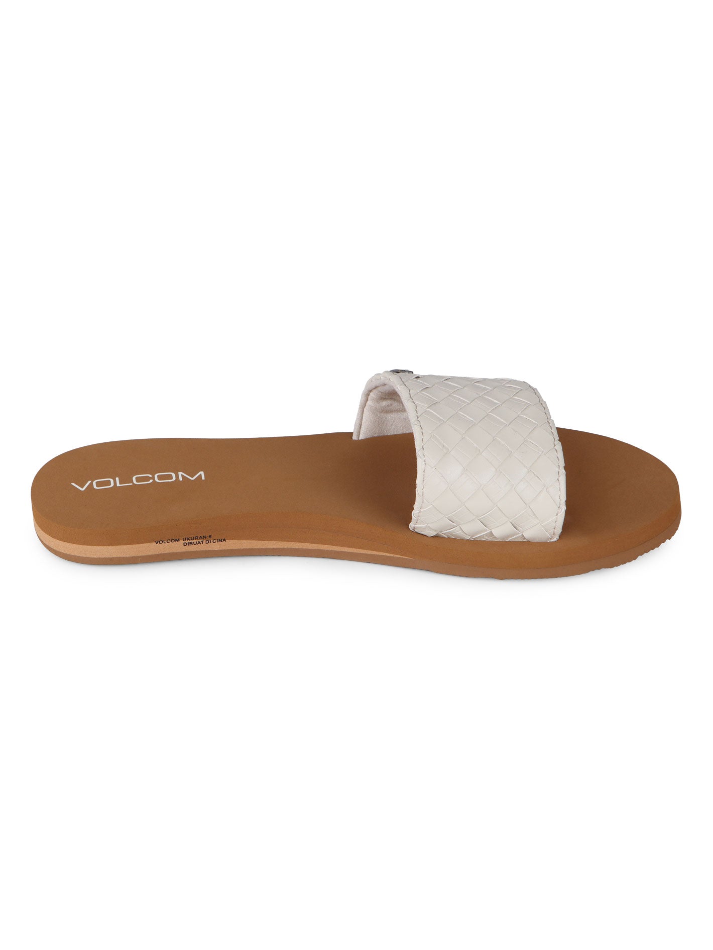 Volcom Simple Slide Braid Sandals - Cream
