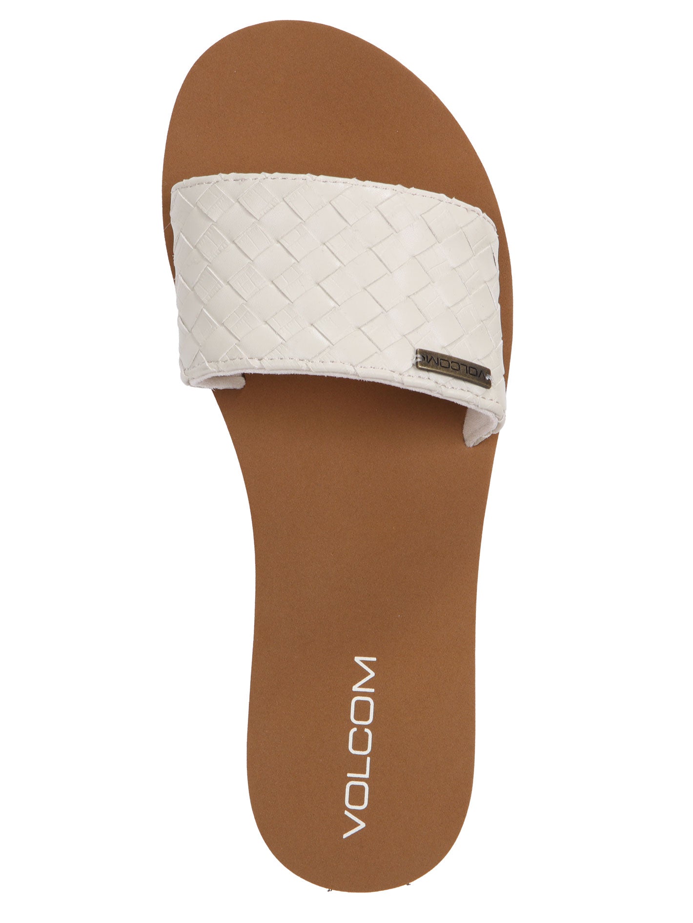 Volcom Simple Slide Braid Sandals - Cream