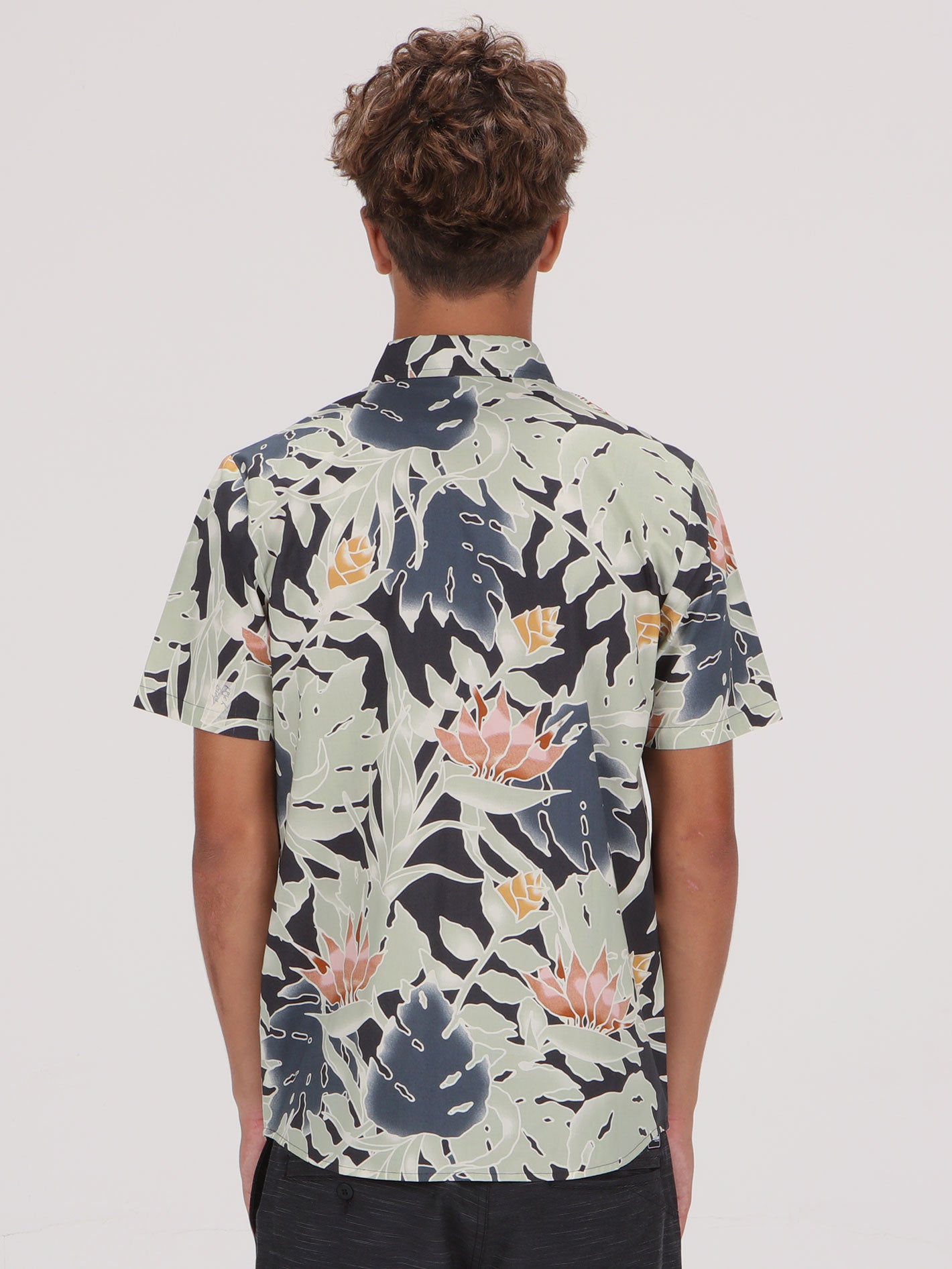 Volcom Warbler Short Sleeve Shirt - Asphalt Black