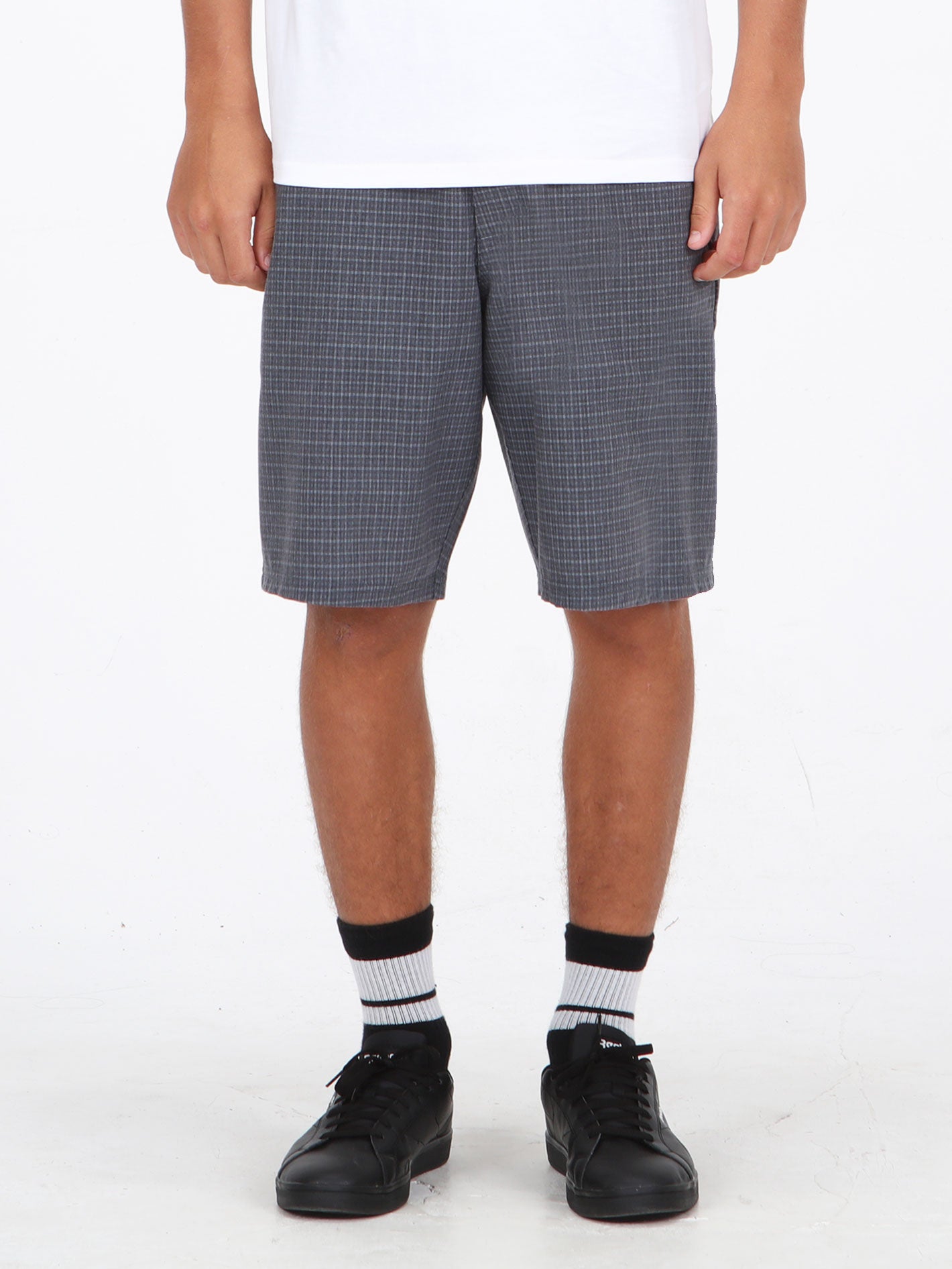 Volcom Mix Frickin Cross Shrd 20 Short - Dark Grey Plaid
