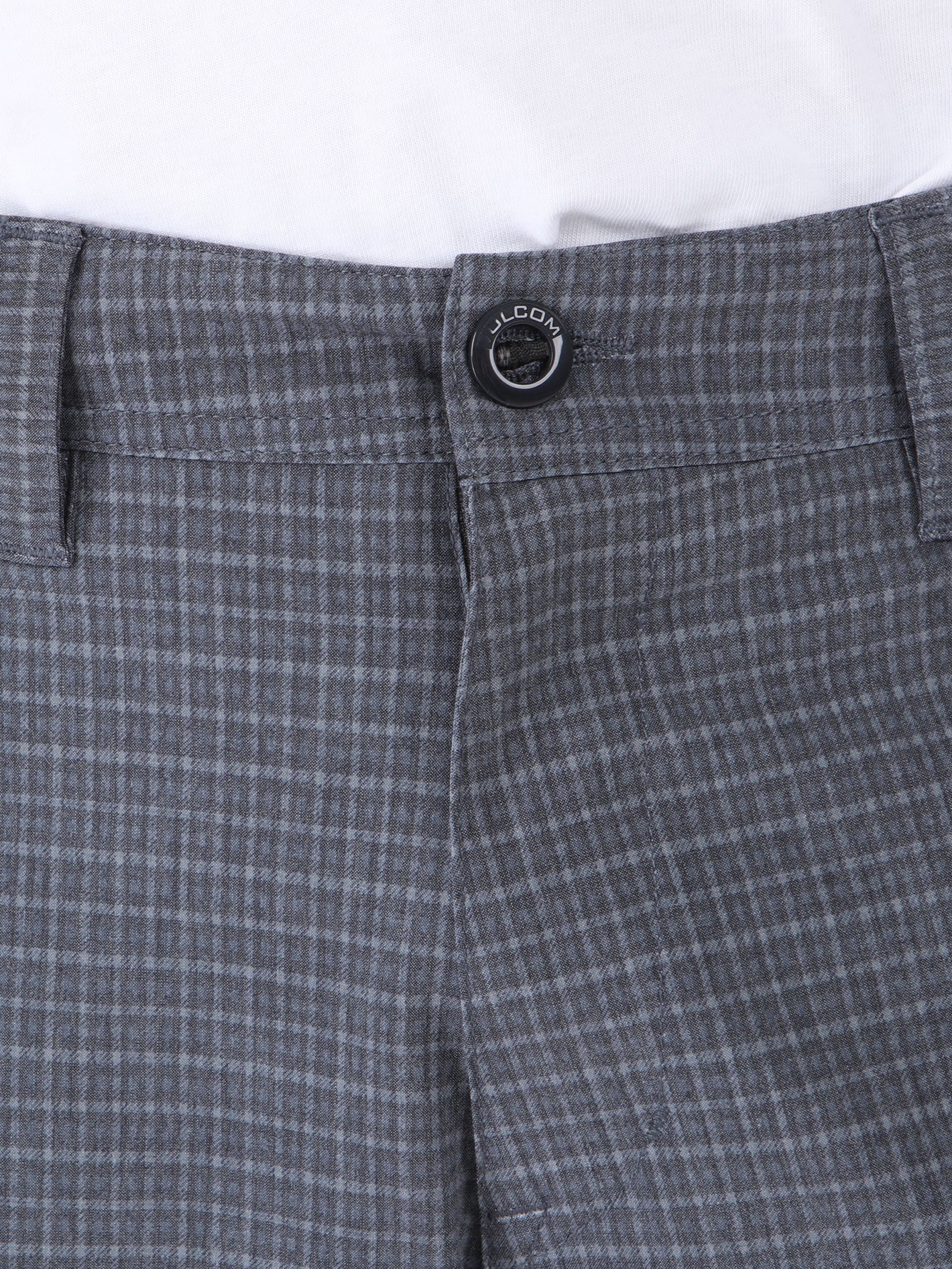 Volcom Mix Frickin Cross Shrd 20 Short - Dark Grey Plaid