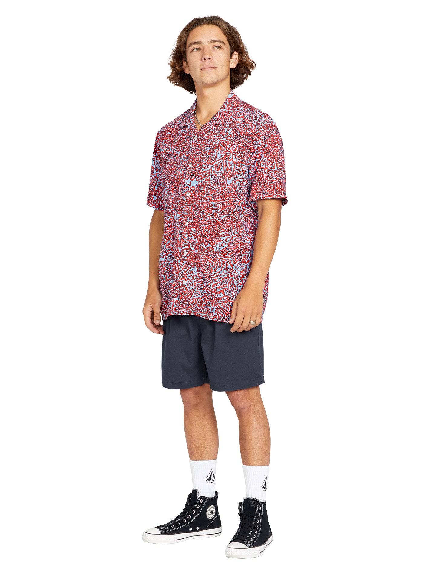 Volcom Purestone Short Sleeve Shirt - Blue Bird