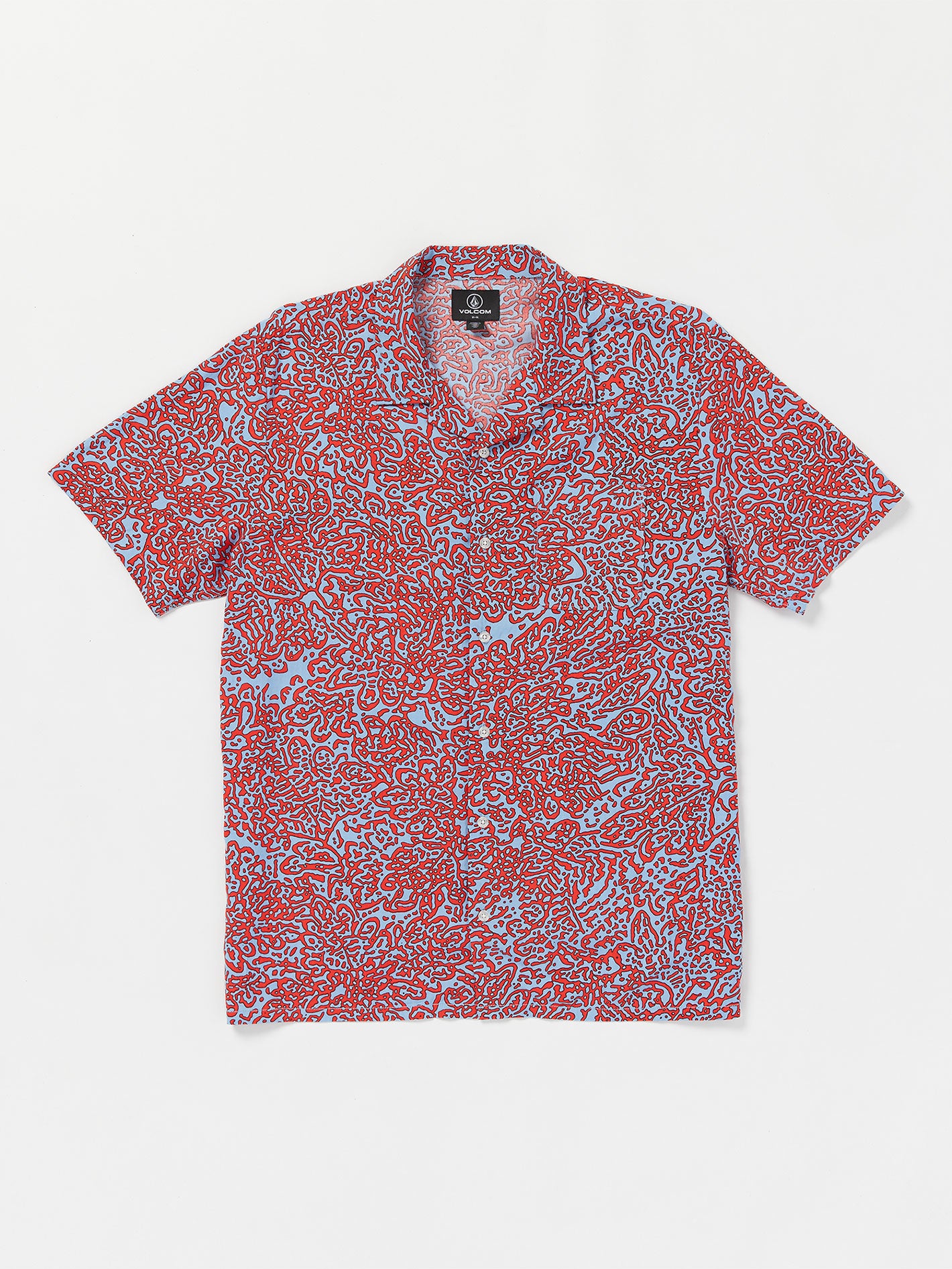 Volcom Purestone Short Sleeve Shirt - Blue Bird
