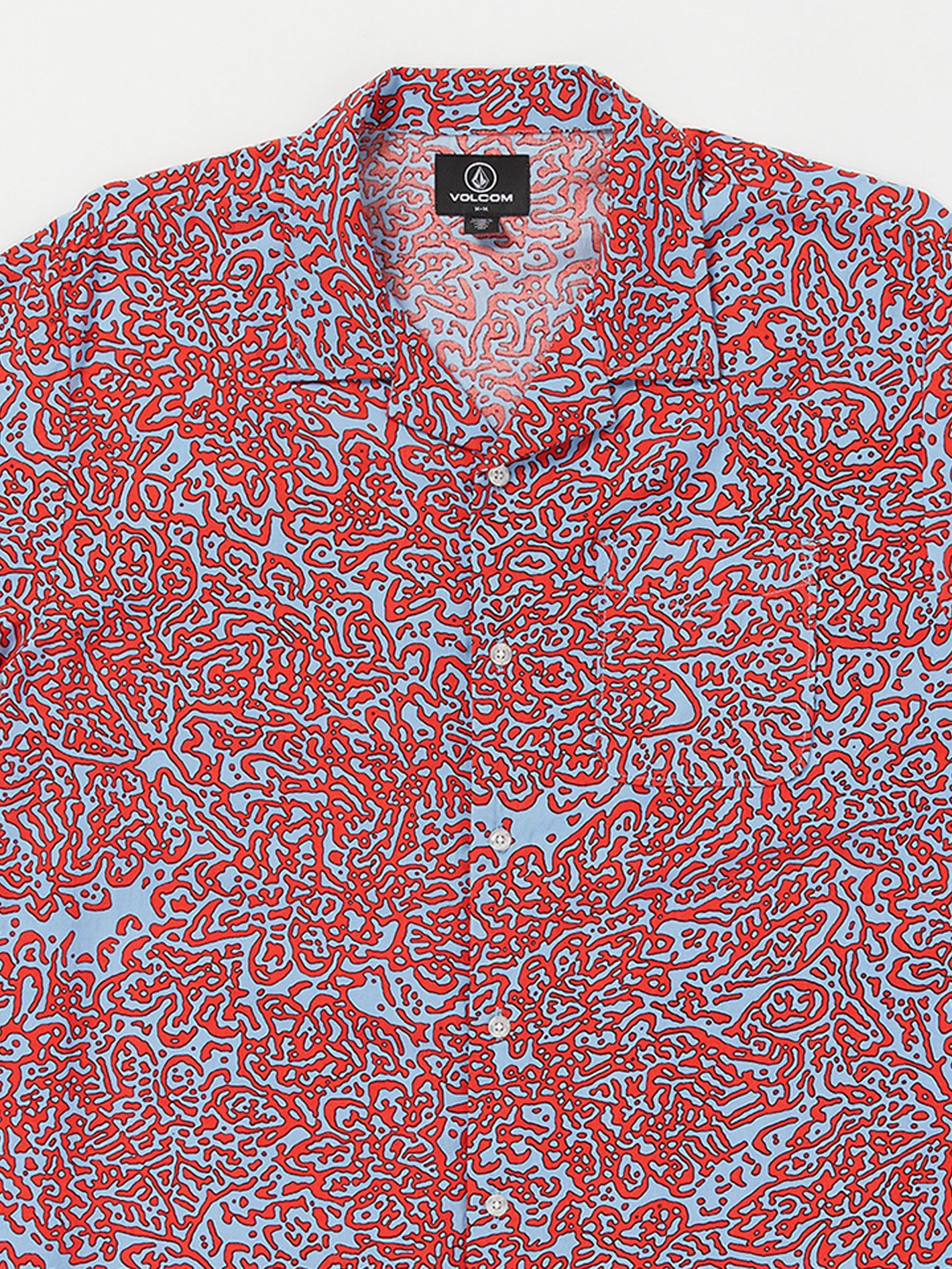 Volcom Purestone Short Sleeve Shirt - Blue Bird
