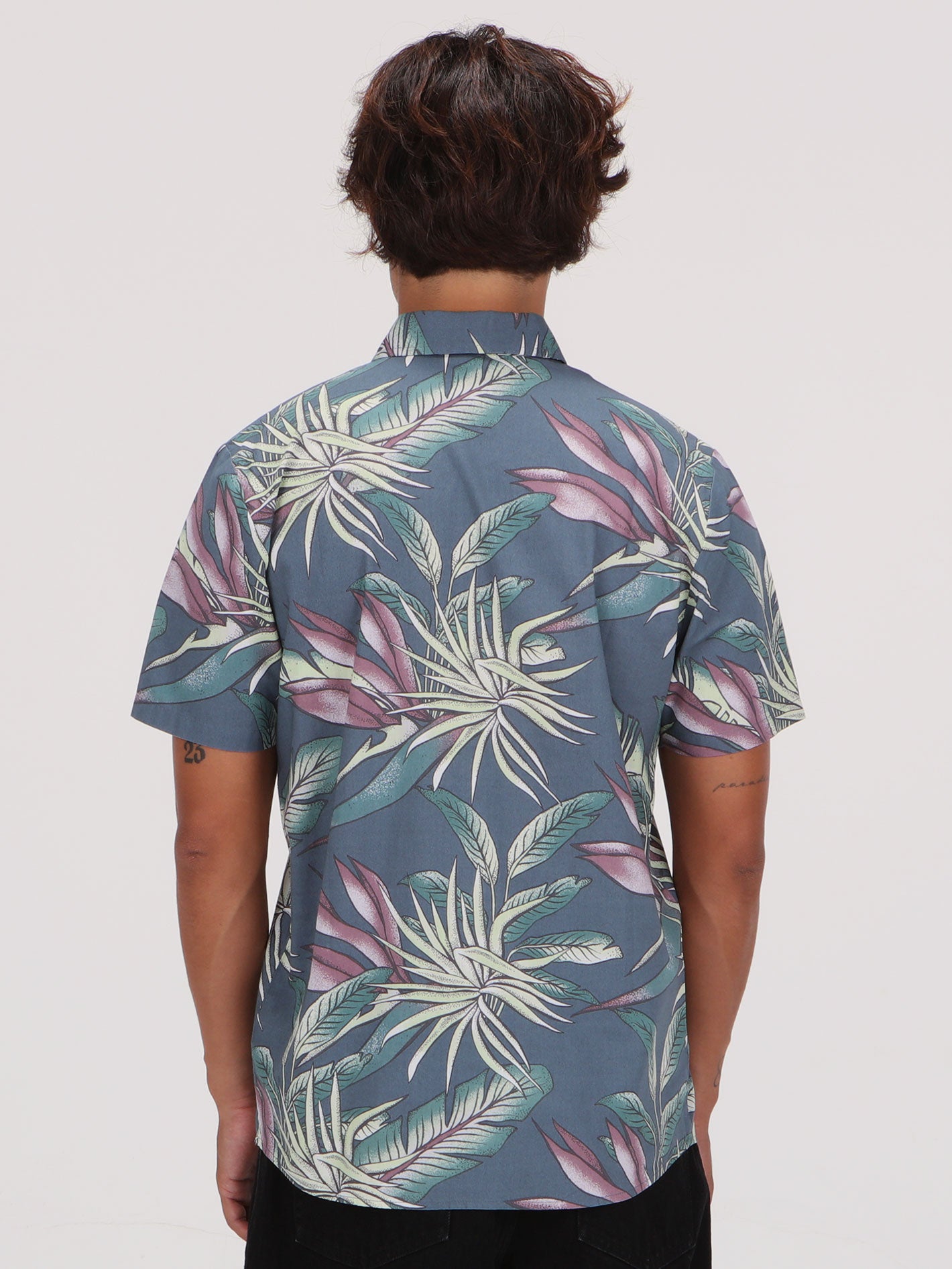 Volcom Warbler Short Sleeve Shirt - Dark Slate