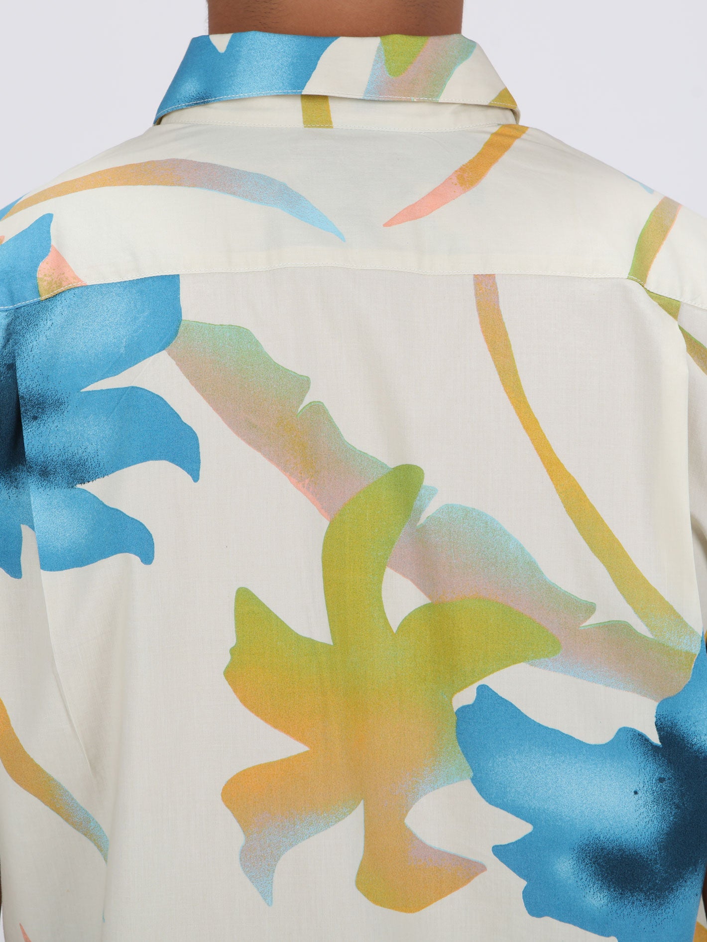 Volcom Tracers Floral Short Sleeve Shirt - Light Beige