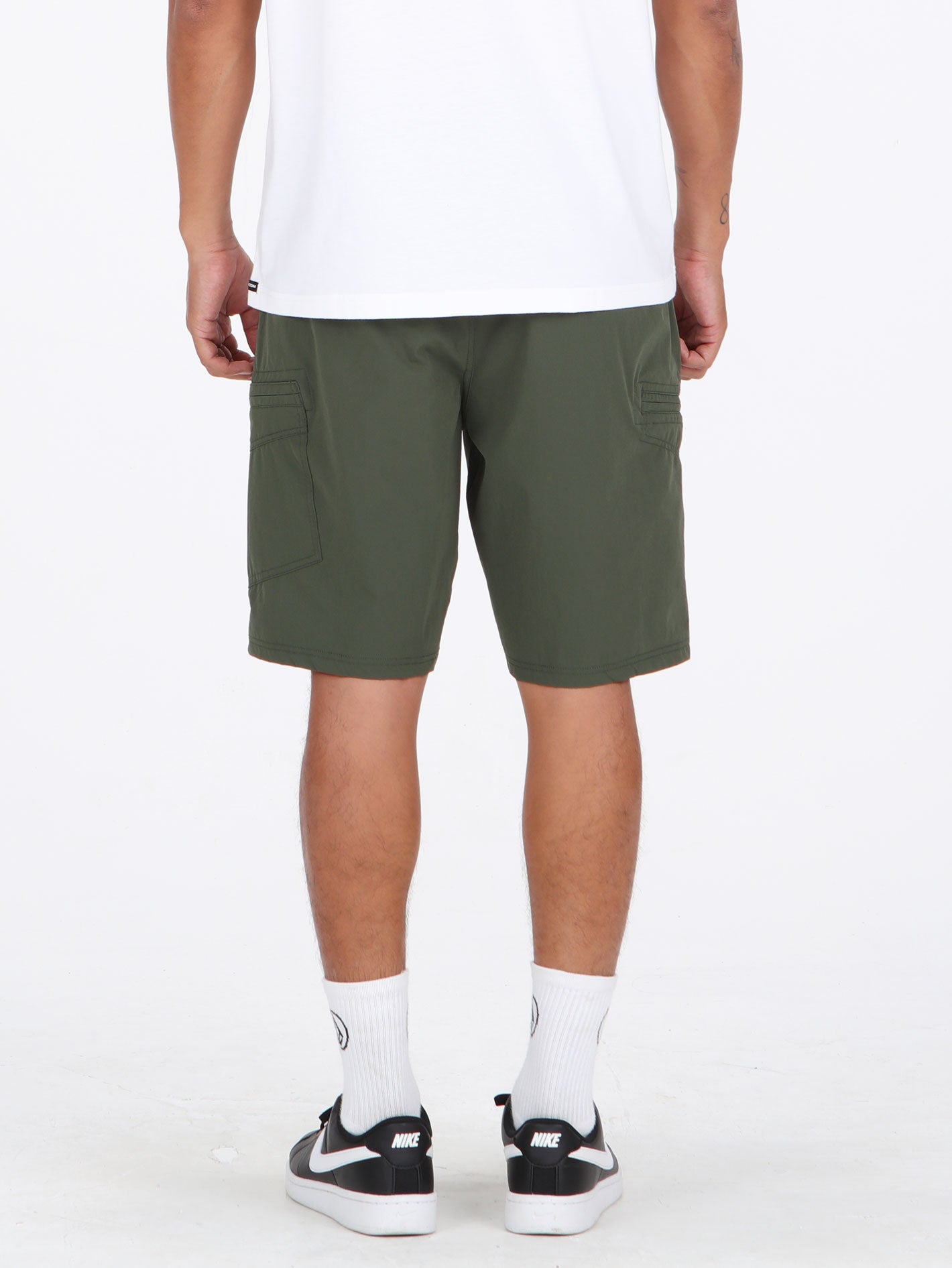 Volcom Cashed In Cargo Hybrid 20 Short - Squadron Green