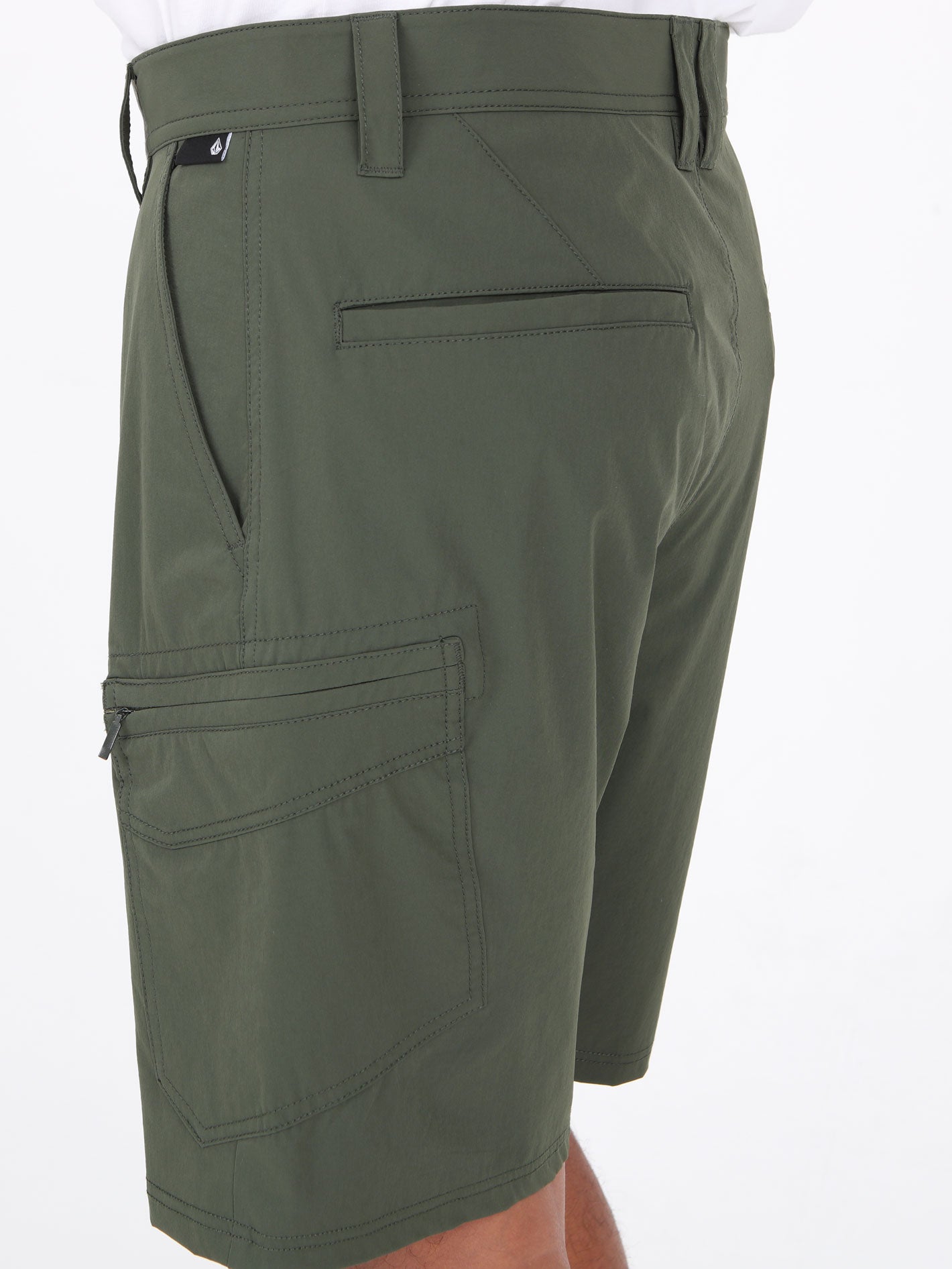 Volcom Cashed In Cargo Hybrid 20 Short - Squadron Green