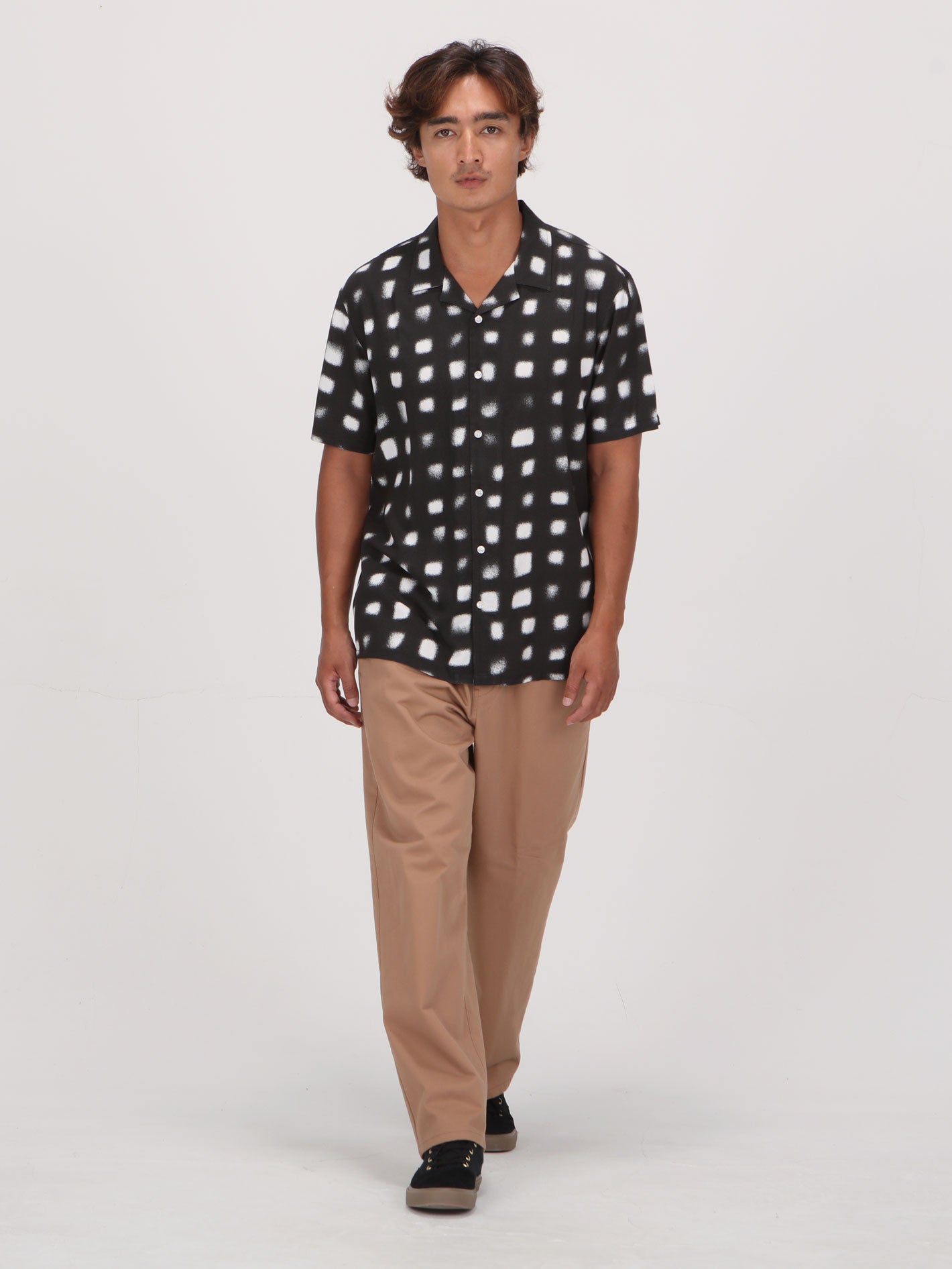 Volcom Boldstone Short Sleeve Shirt - Black