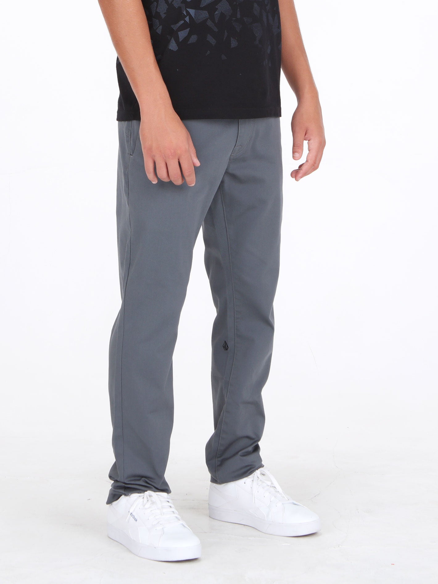 Volcom Frickin Slim Stretch Pant - Dark Slate