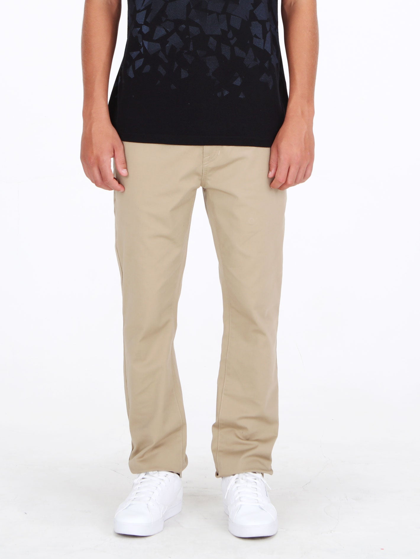 Volcom Frickin Slim Stretch Pant - Light Khaki