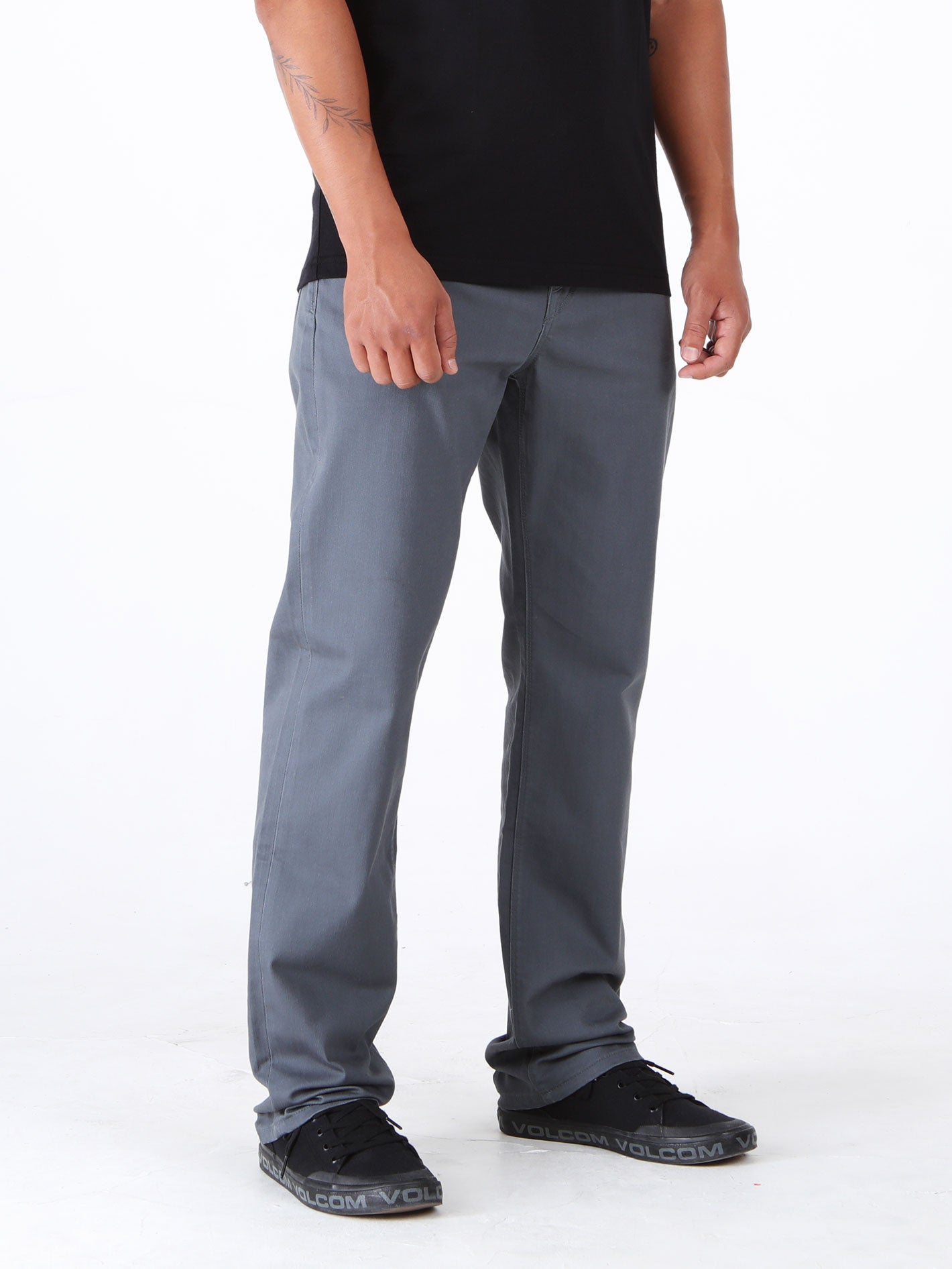 Volcom Solver 5 Pocket Slub Pant - Dark Slate