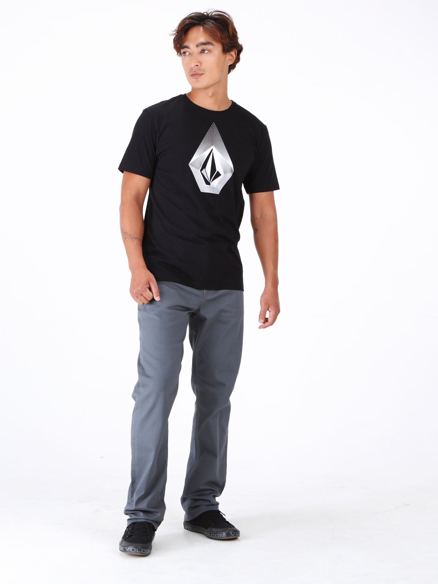 Volcom Solver 5 Pocket Slub Pant - Dark Slate