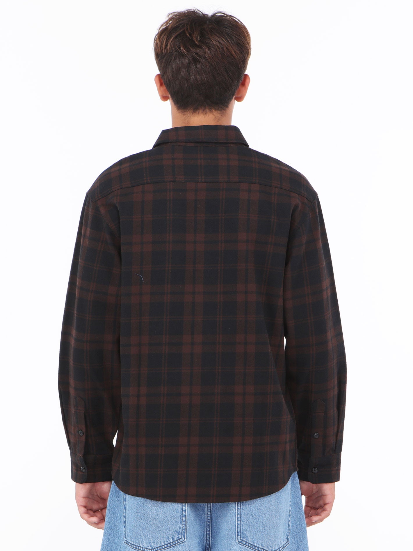 Volcom Hunkstone Long Sleeve Shirt - Cacao