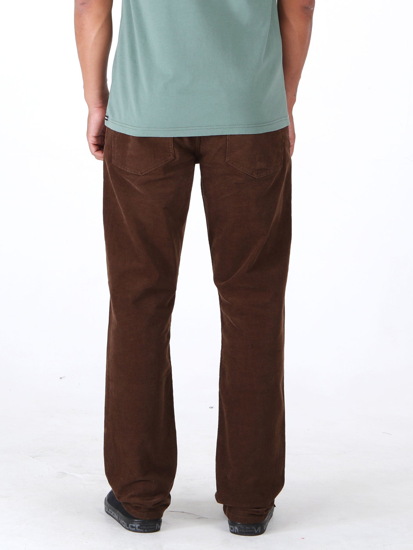 Volcom Solver 5 Pocket Cord Pant - Brown Stone