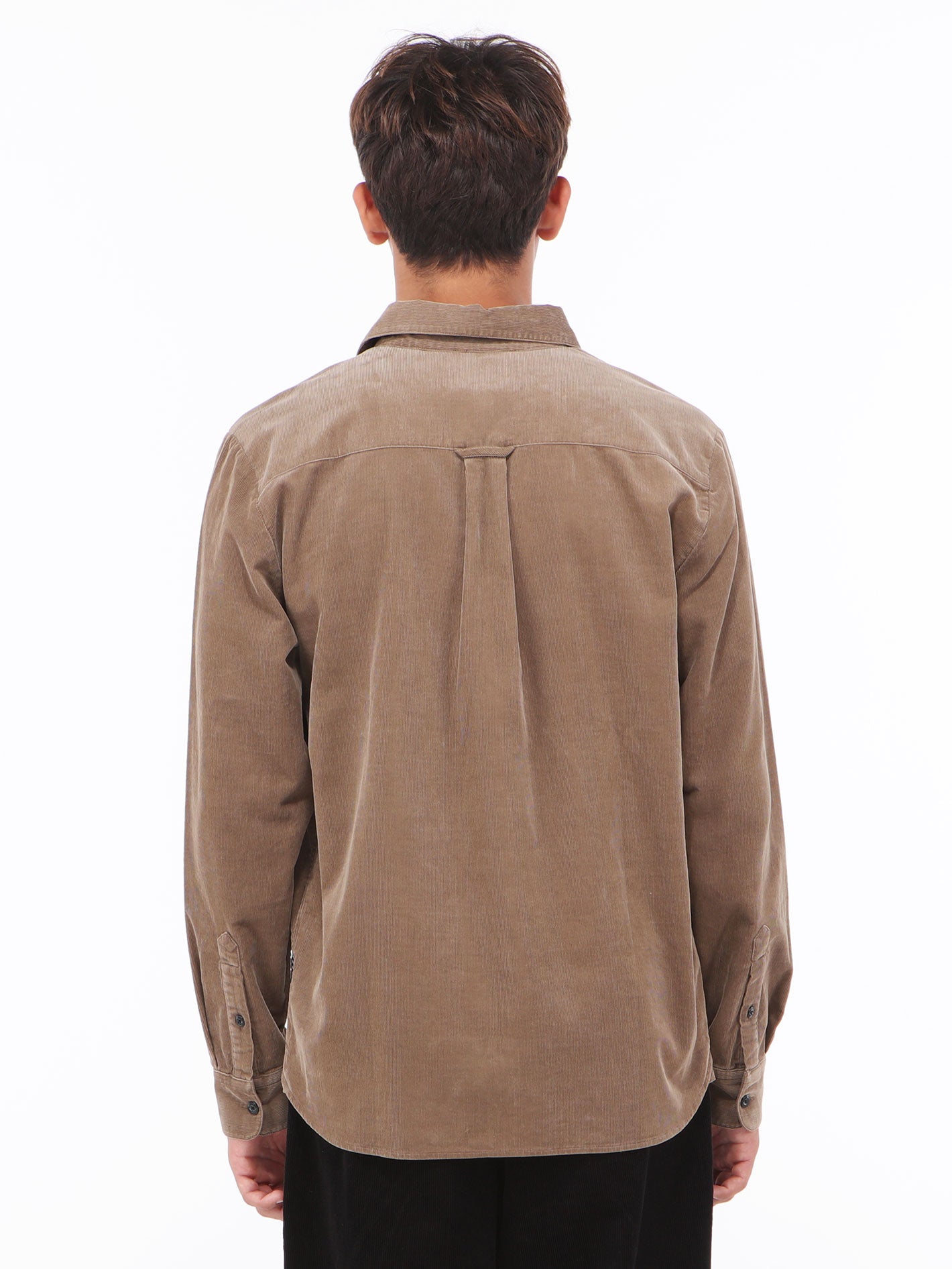 Volcom Zander Cord Long Sleeve Shirt - Earth