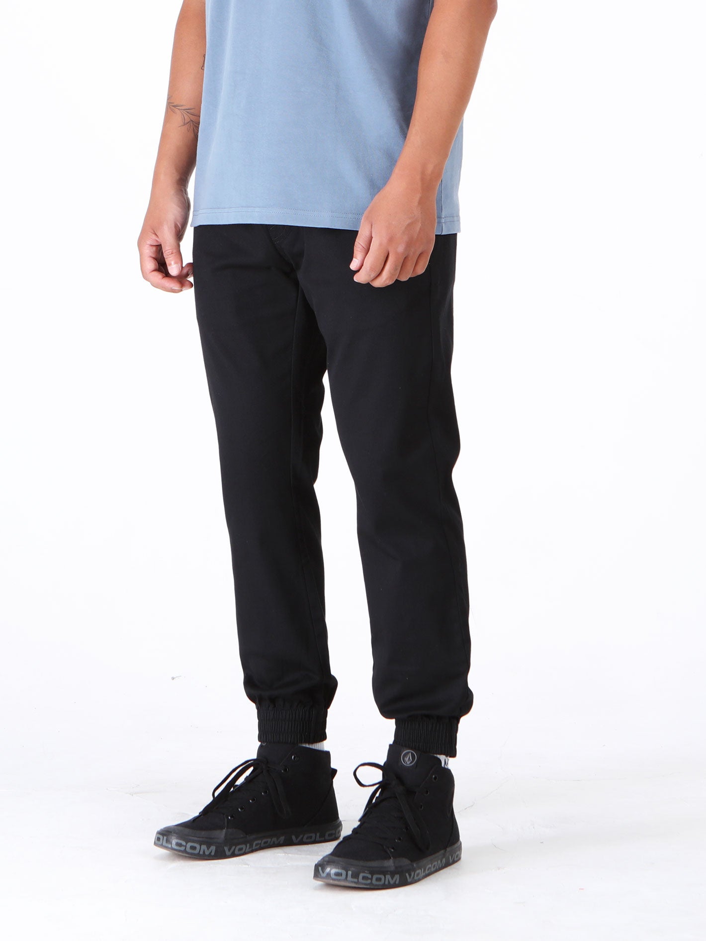 Volcom Frickin Slim Jogger Pant - Black