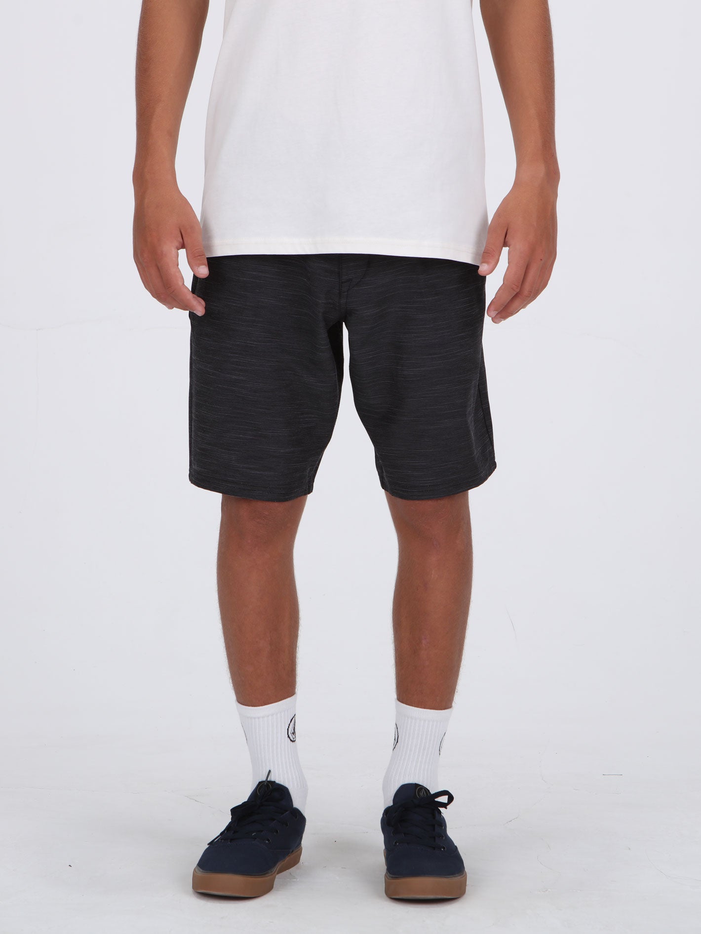 Volcom Slub Frickin Cross Shred Short - Black