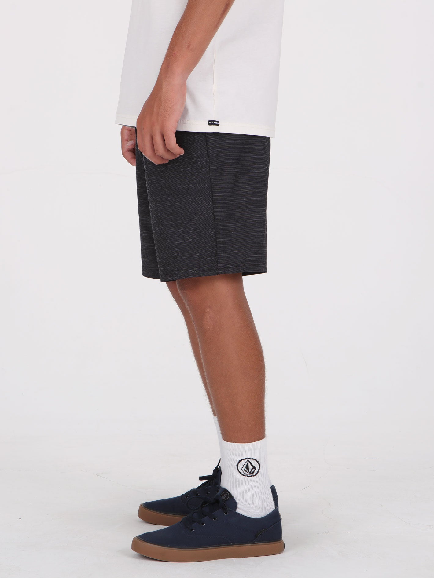 Volcom Slub Frickin Cross Shred Short - Black