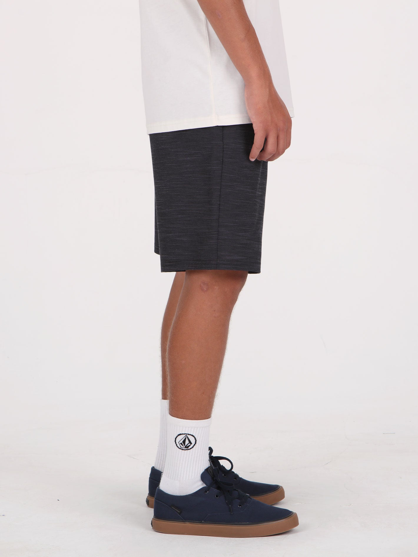 Volcom Slub Frickin Cross Shred Short - Black