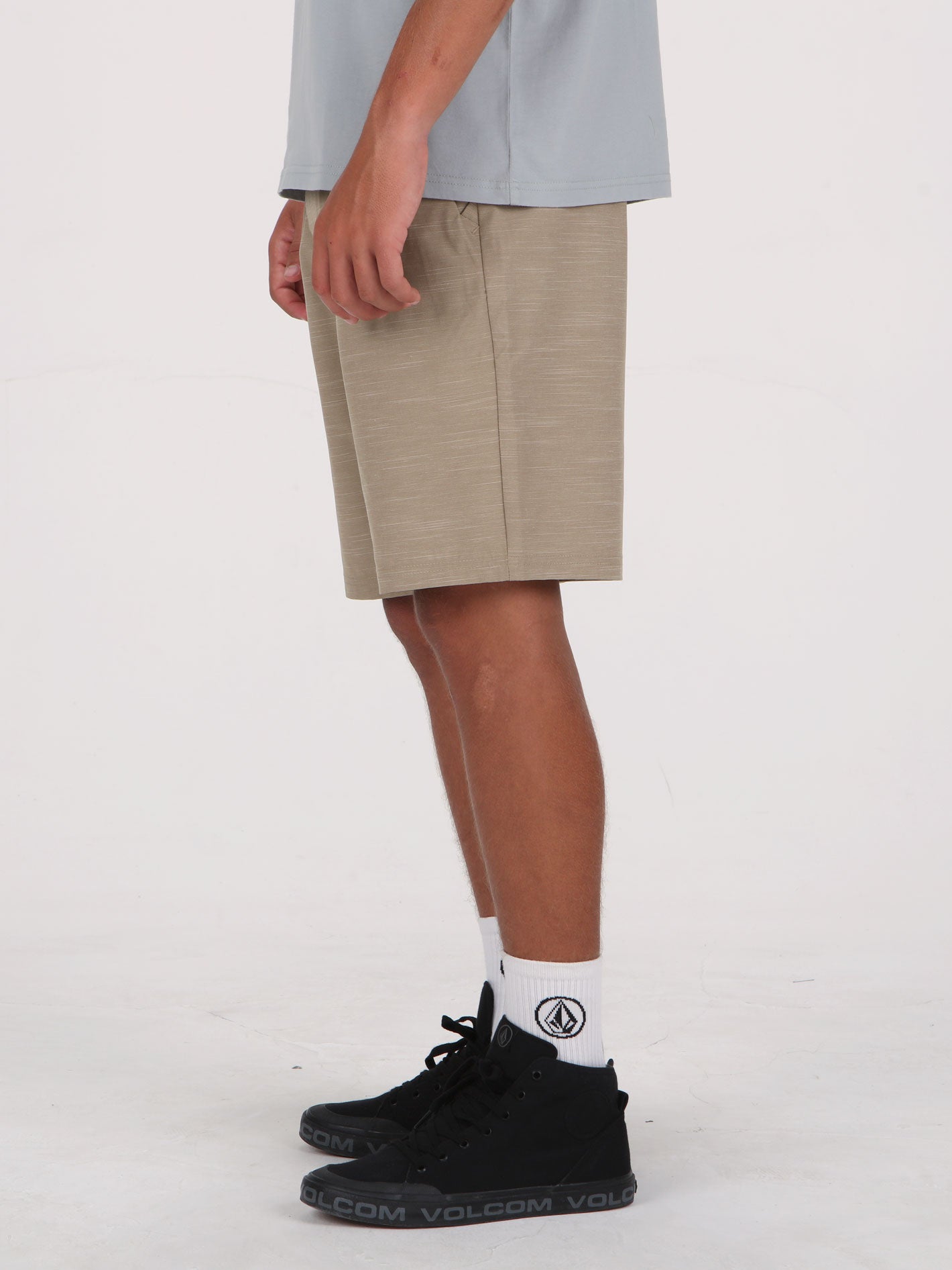 Volcom Slub Frickin Cross Shred Short - Khaki