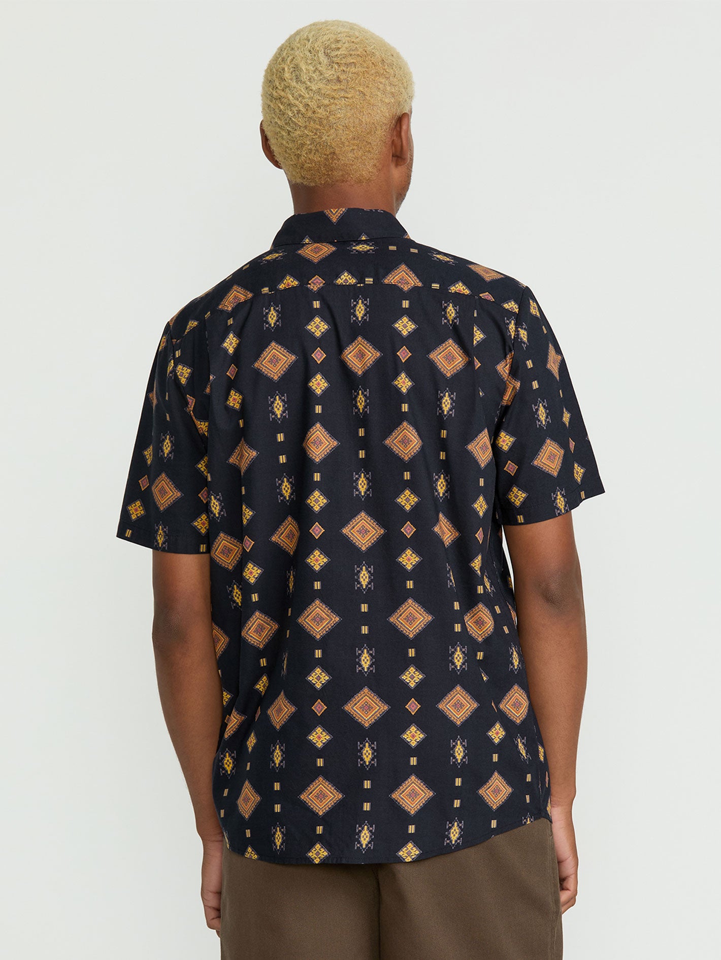 Volcom Dessert Dobby Short Sleeve Shirt - Black