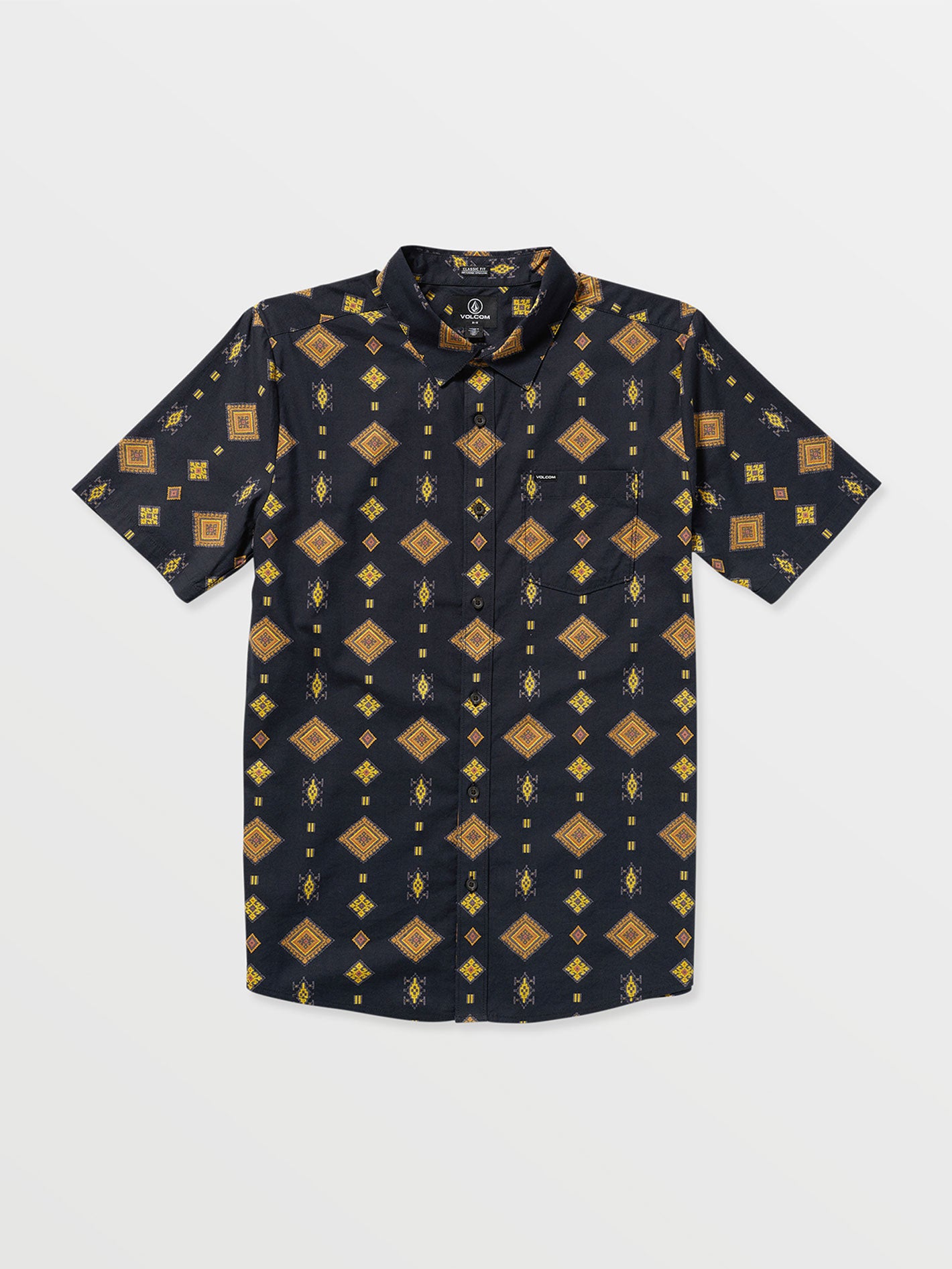 Volcom Dessert Dobby Short Sleeve Shirt - Black