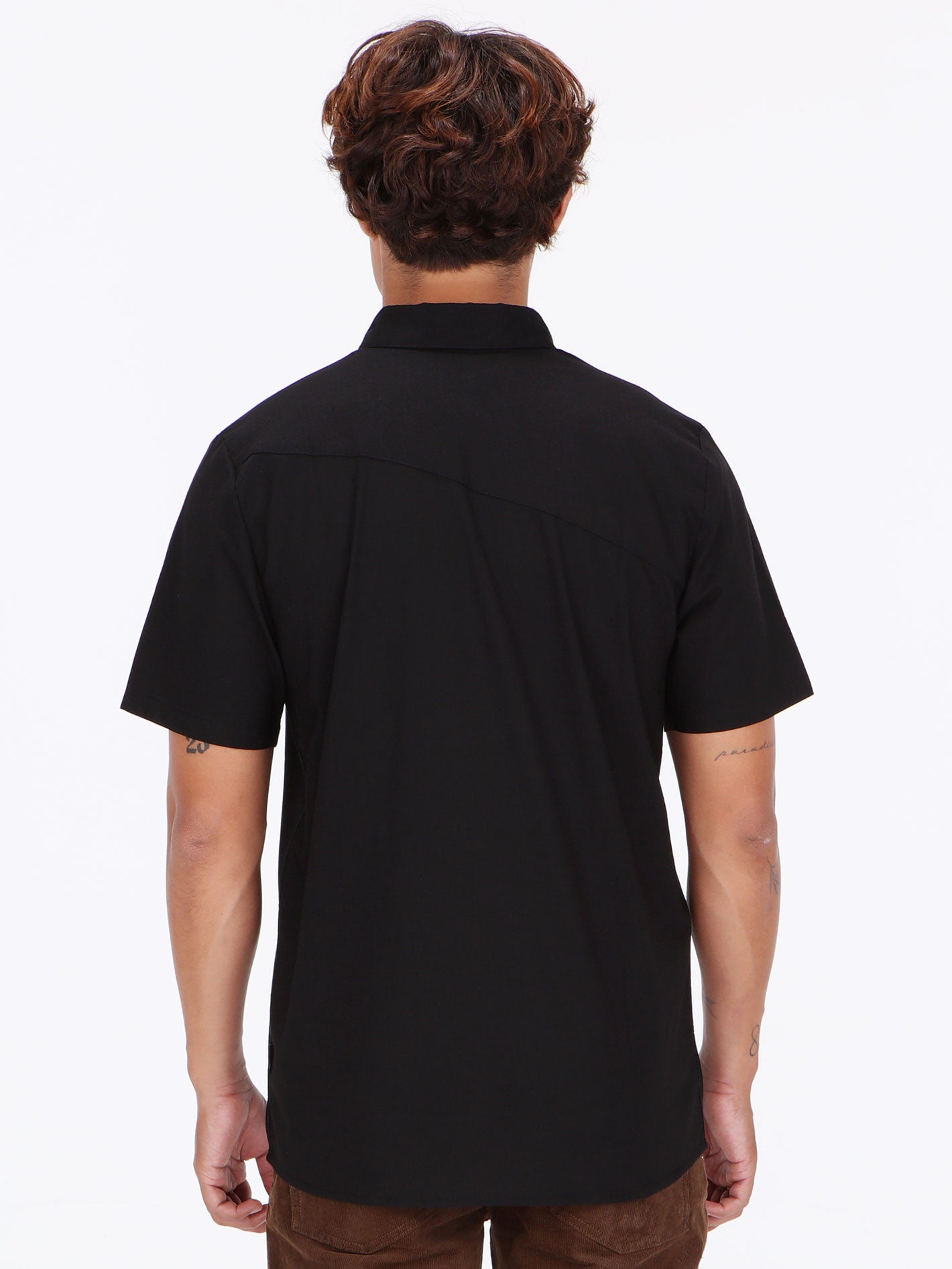Volcom Everett Oxford Short Sleeve Shirt - Black