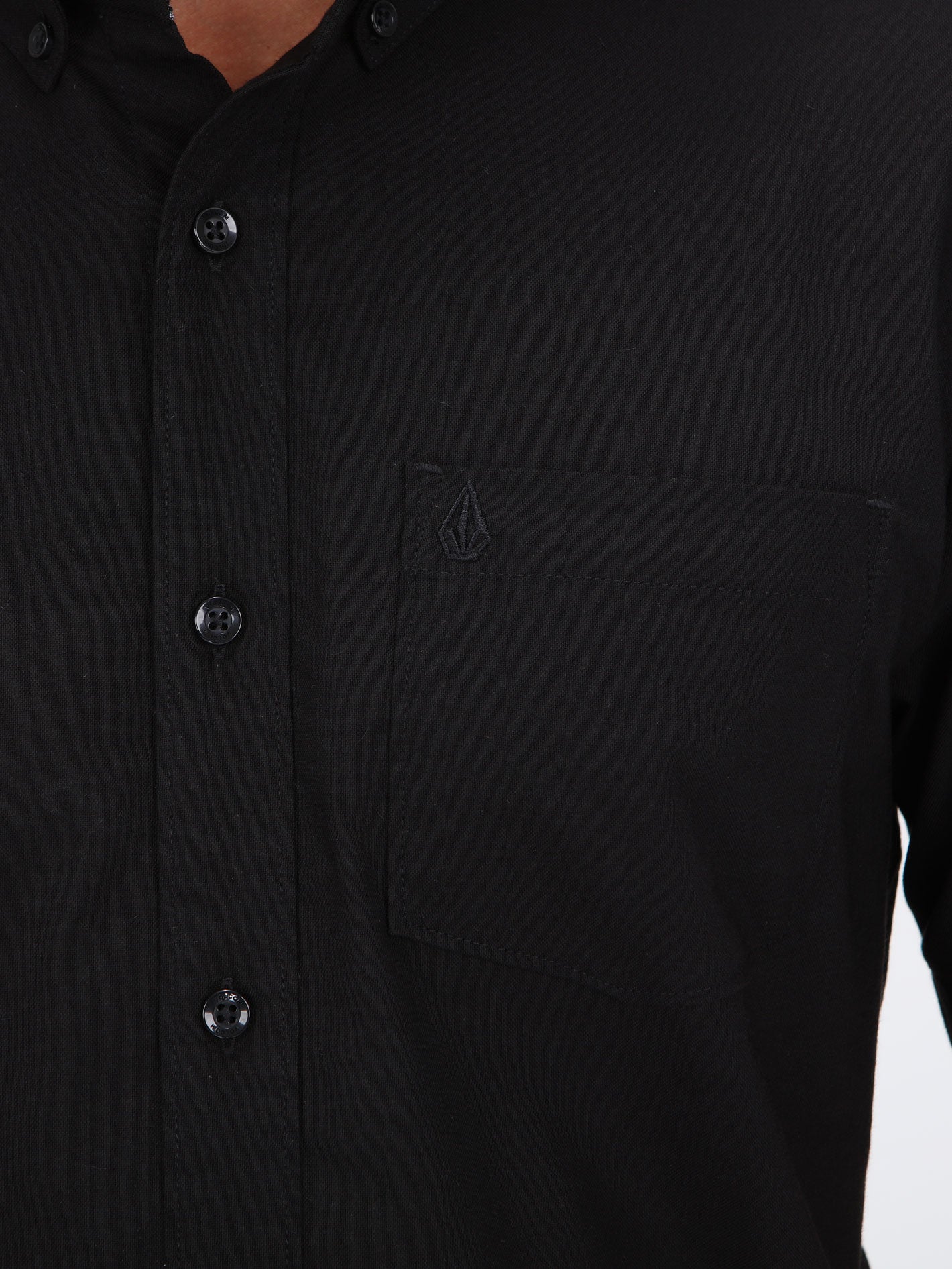 Volcom Everett Oxford Short Sleeve Shirt - Black