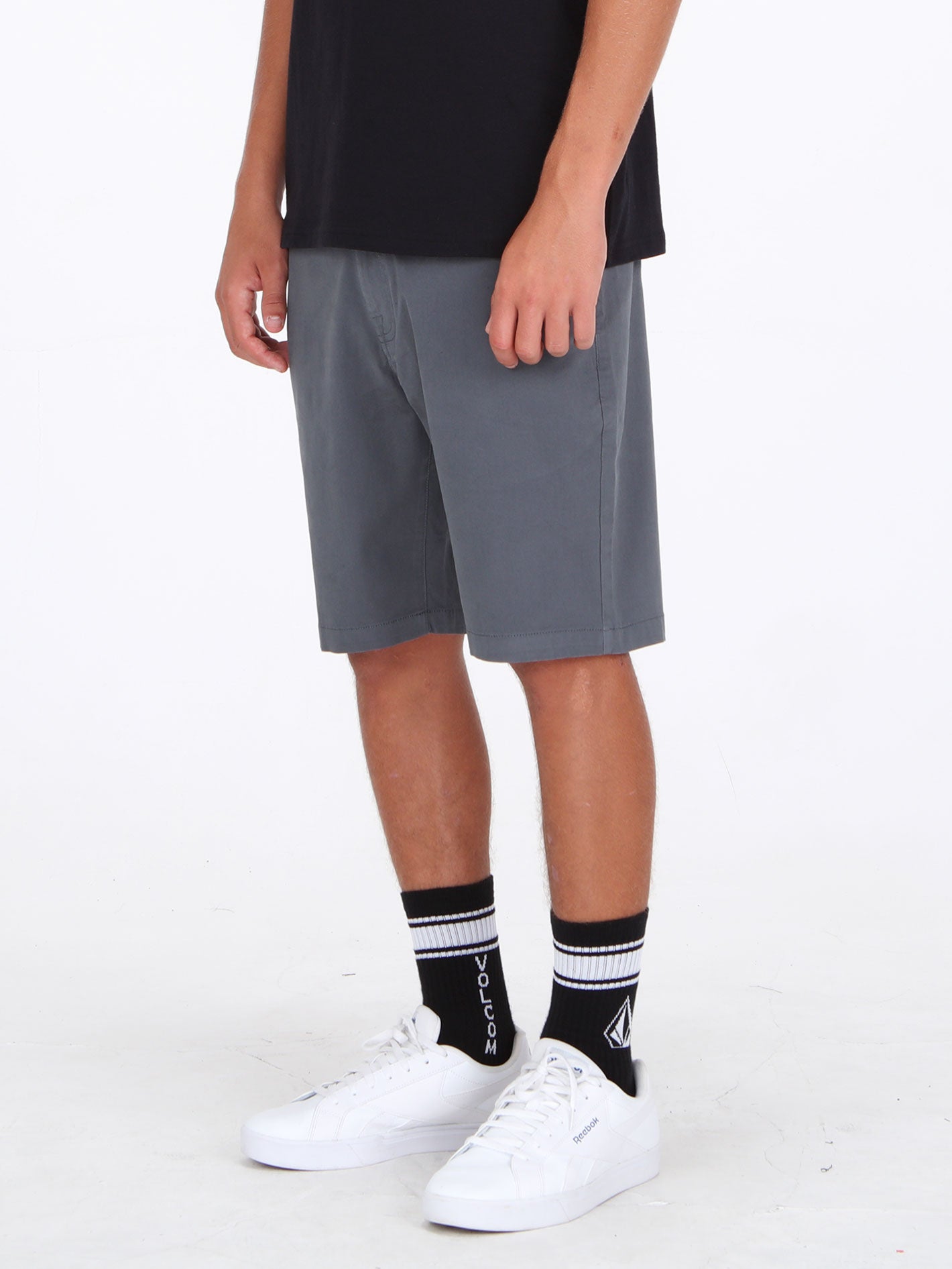 Volcom Frickin Modern Stretch Short - Charcoal Heather