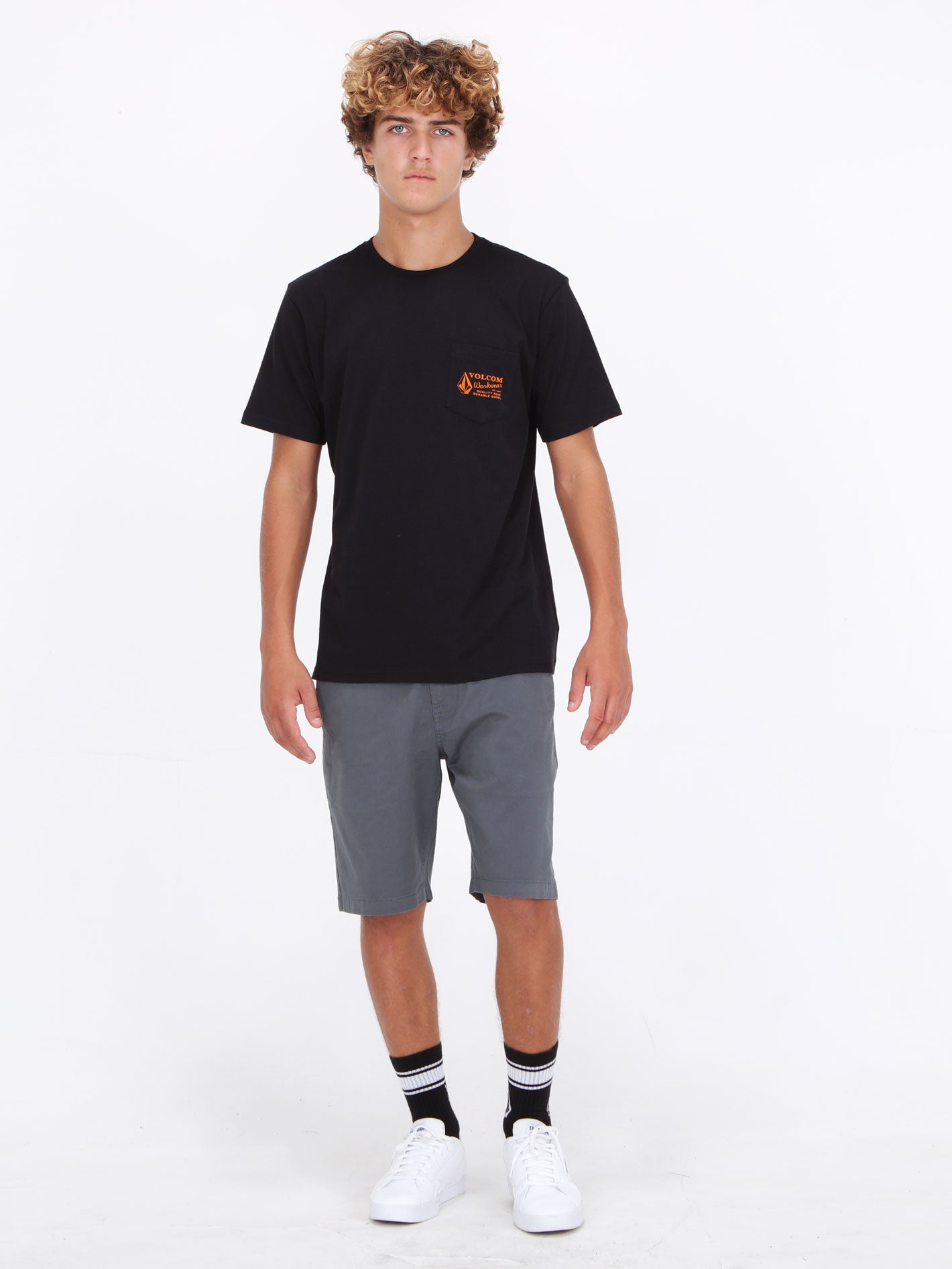 Volcom Frickin Modern Stretch Short - Charcoal Heather