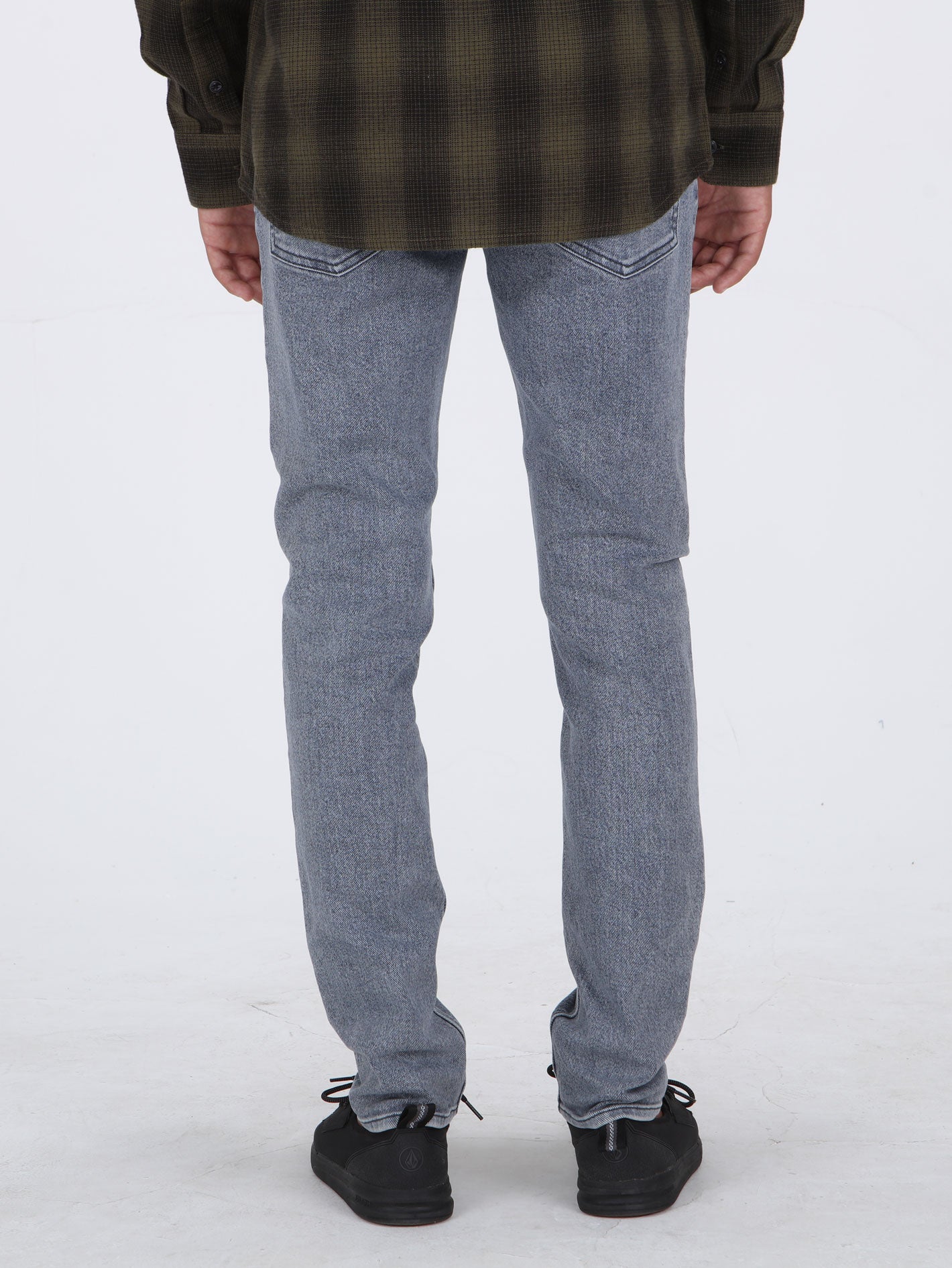 Volcom 2x4 Skinny Tapered Fit Jeans - Ash Blue