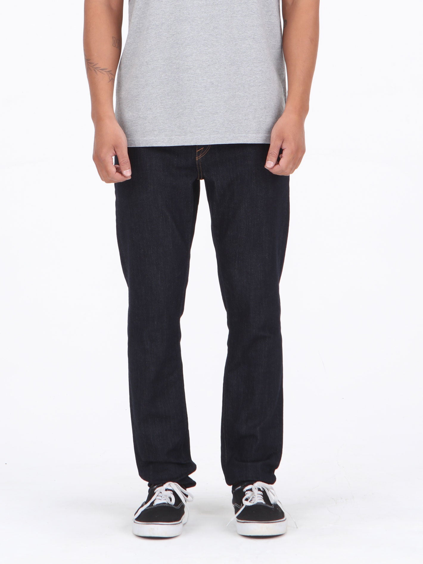 Volcom 2x4 Skinny Tapered Fit Jeans - Rinse 