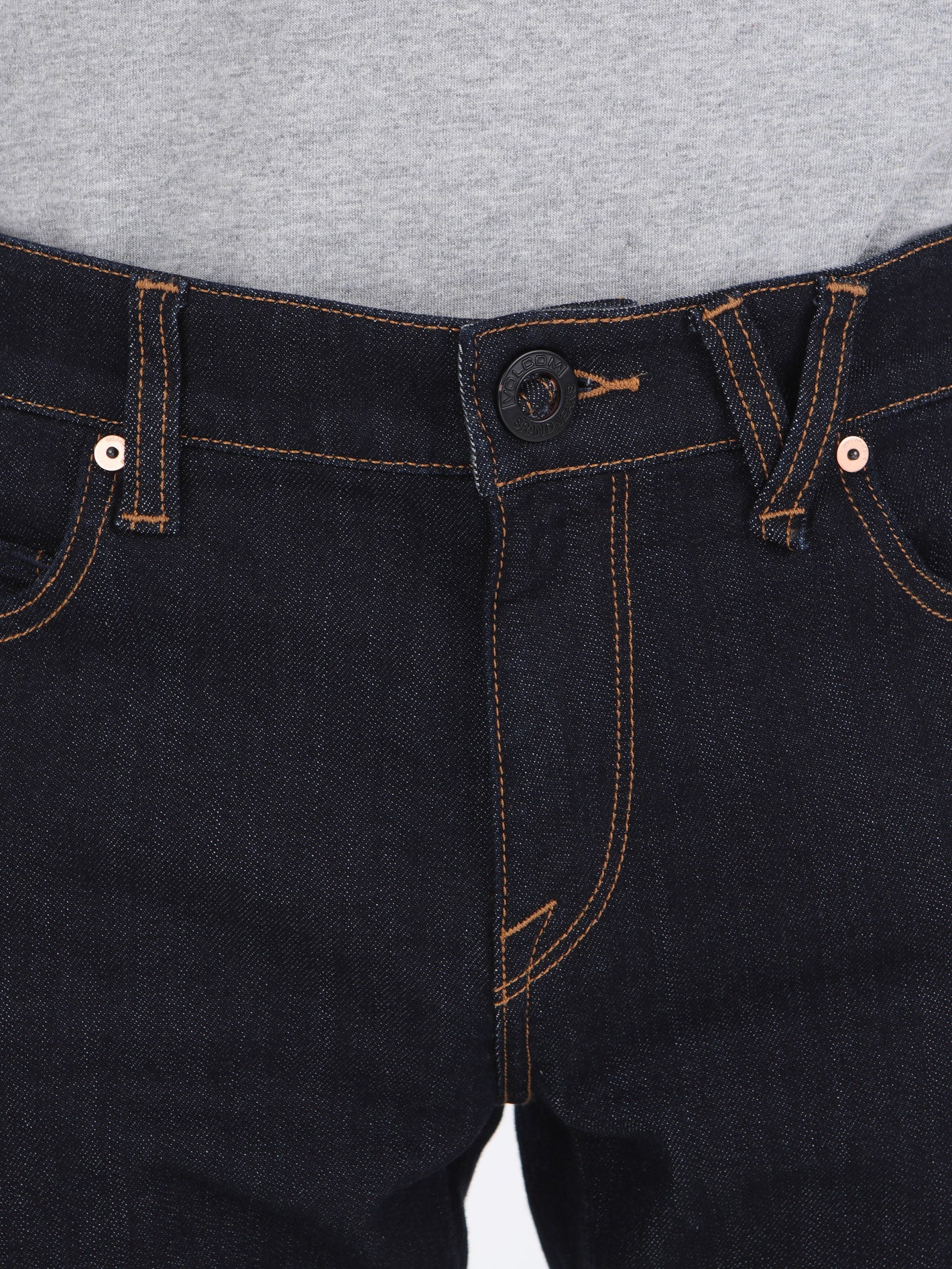Volcom 2x4 Skinny Tapered Fit Jeans - Rinse 