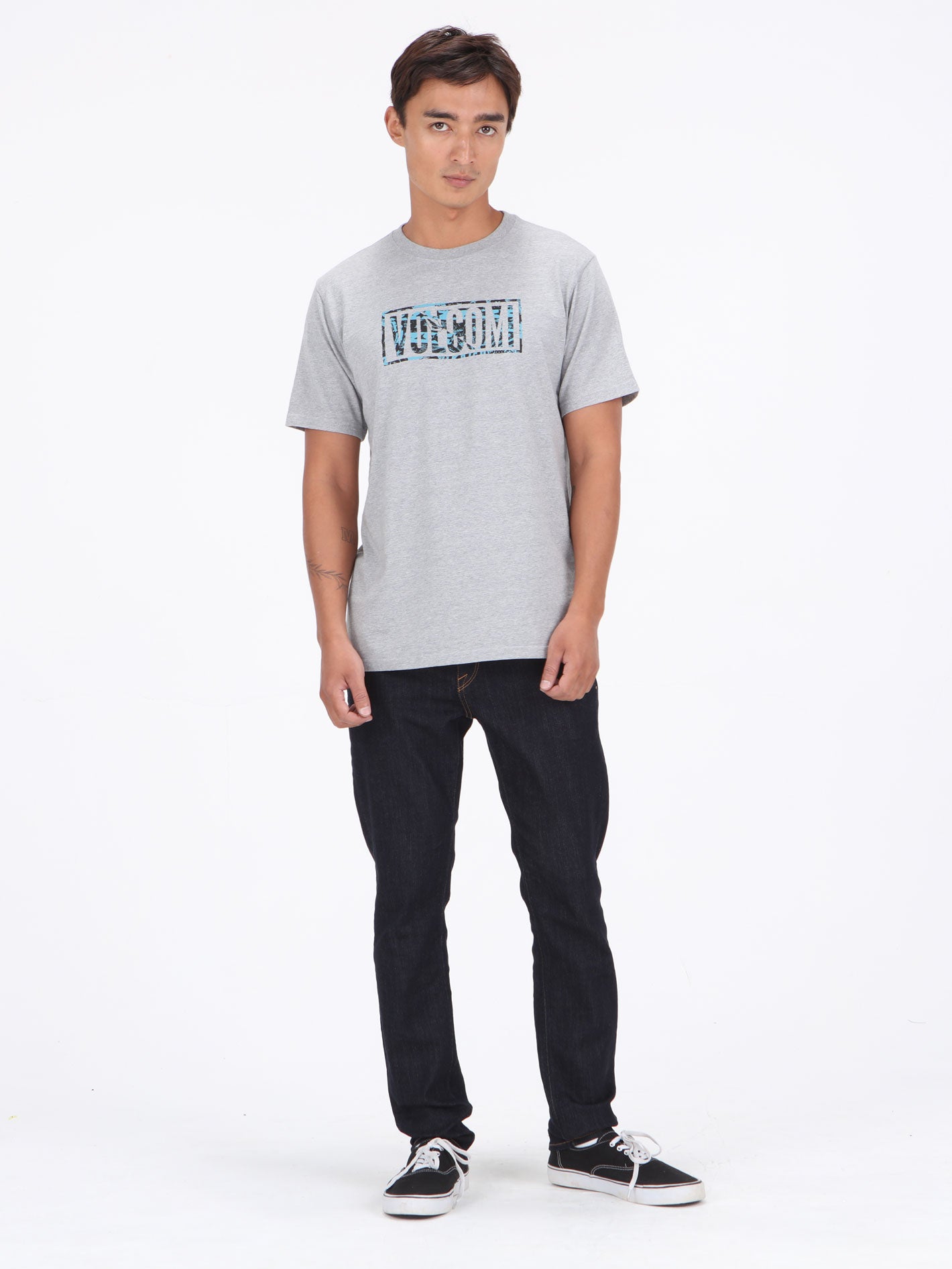 Volcom 2x4 Skinny Tapered Fit Jeans - Rinse 