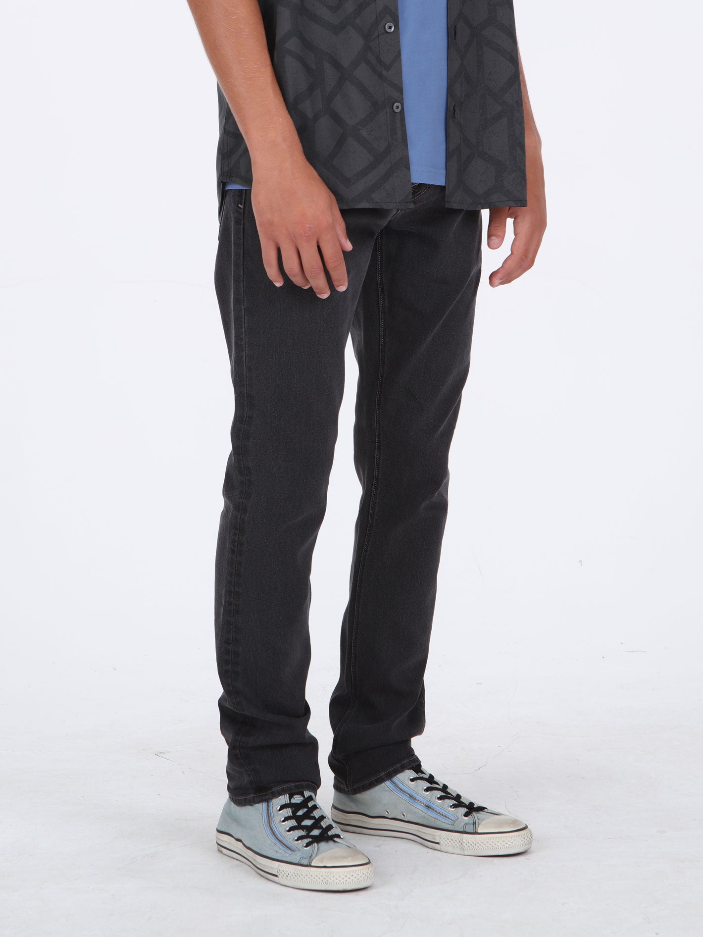 Volcom 2x4 Skinny Fit Jeans - Carbon