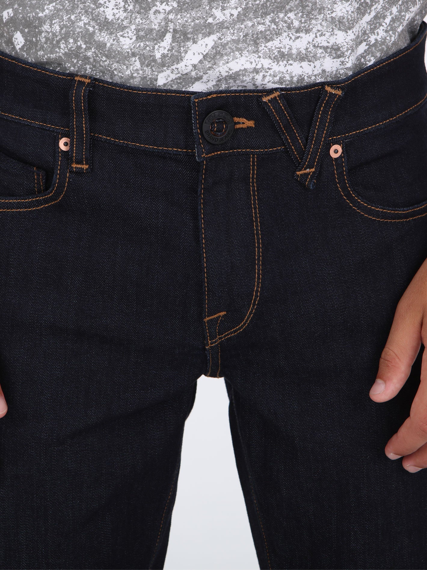 Volcom 2x4 Skinny Fit Jeans - Rinse 