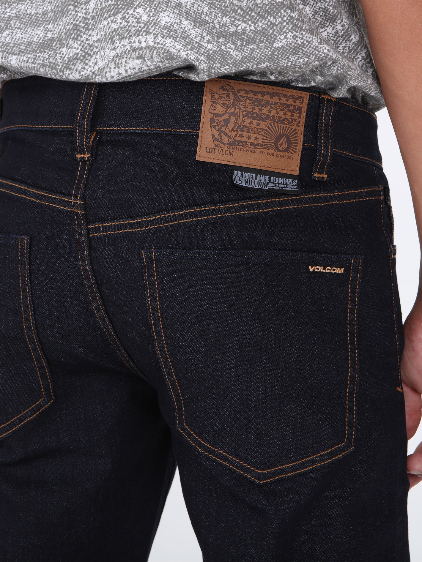 Volcom 2x4 Skinny Fit Jeans - Rinse 