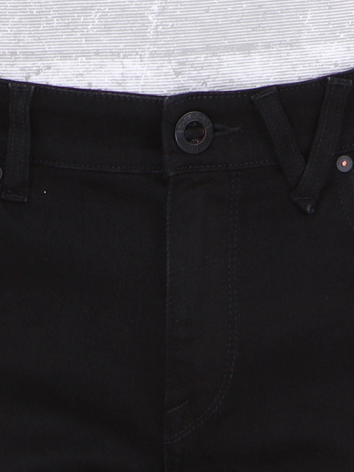 Volcom Vorta Slim Fit Jeans - Black On Black