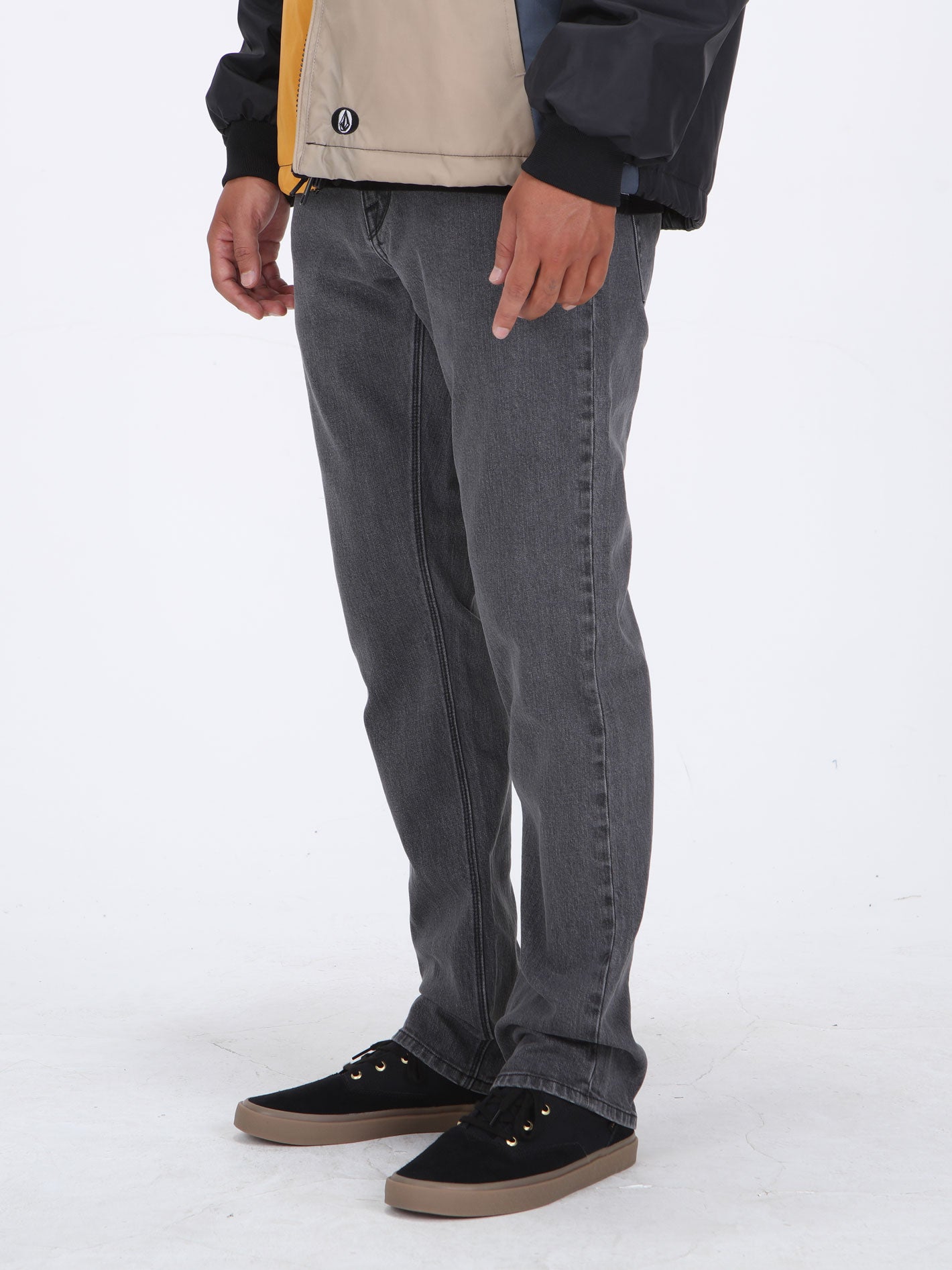 Volcom Vorta Slim Fit Jeans - Neutral Grey