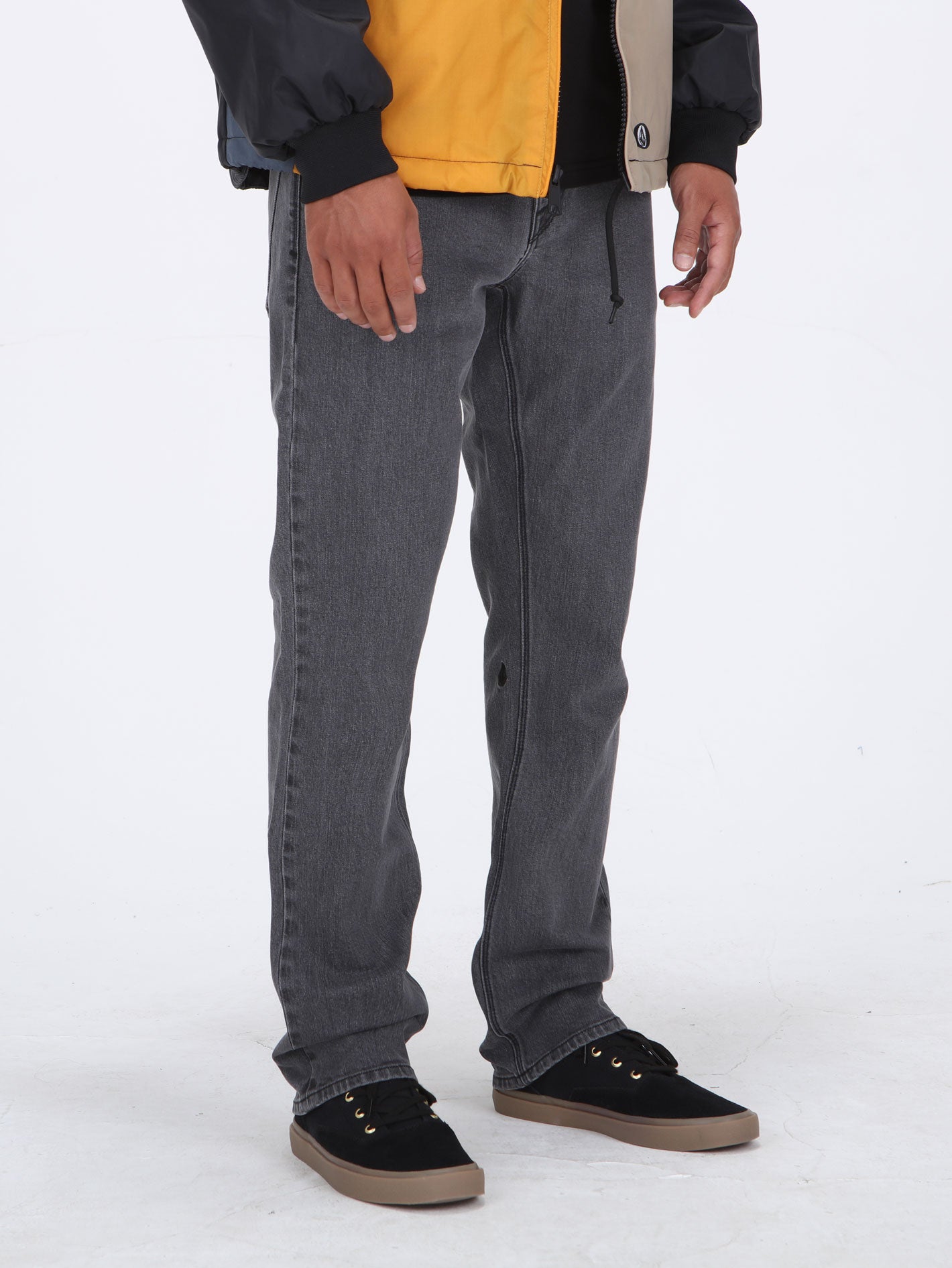 Volcom Vorta Slim Fit Jeans - Neutral Grey